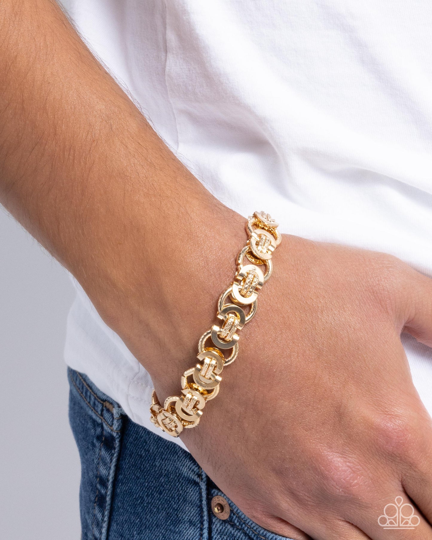 Complete Look - Gold Urban Chain Necklace & Bracelet - Paparazzi Accessories