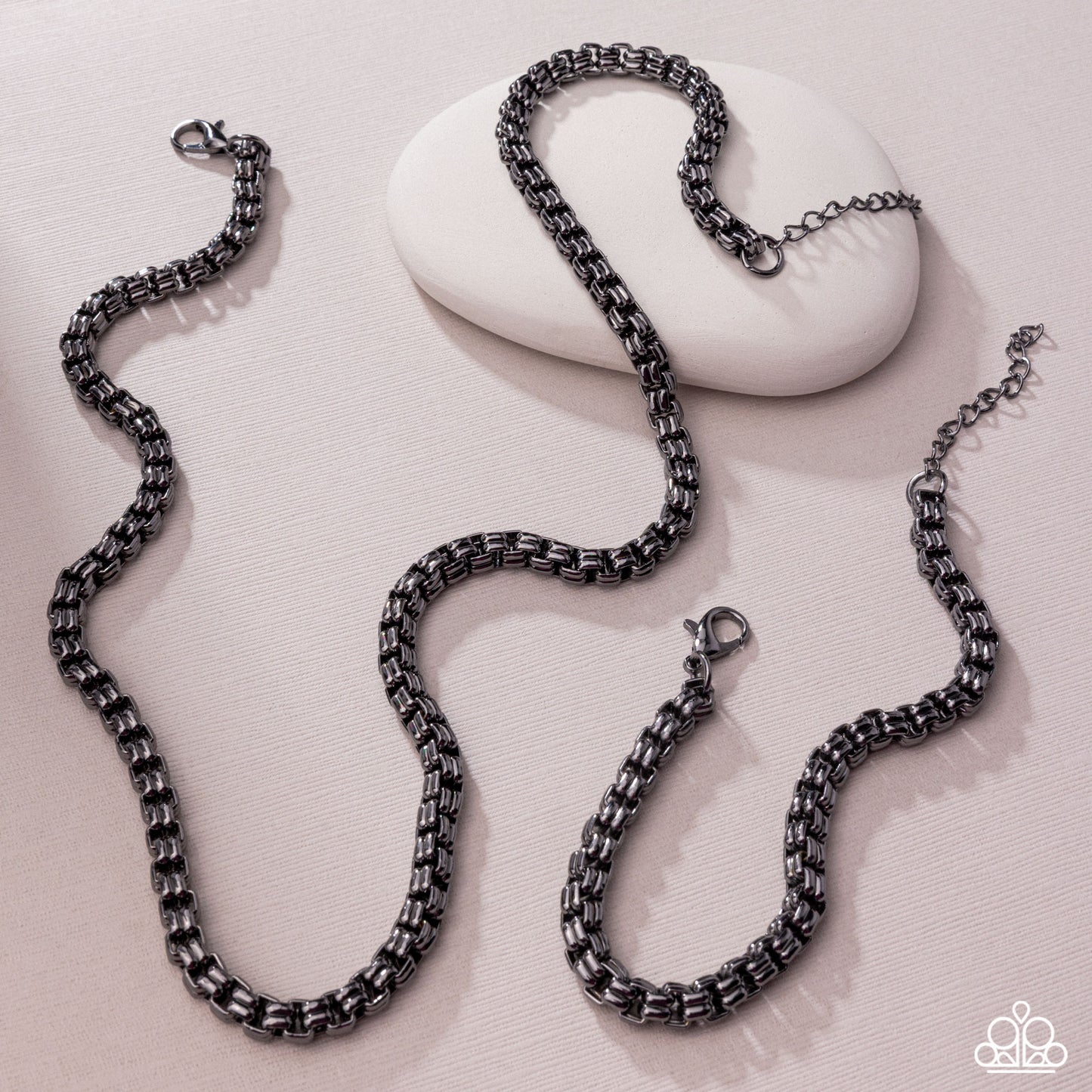 Complete Look - "Alternative Appeal - Black Necklace", "Alternative Approach - Black Bracelet" - Paparazzi Accessories