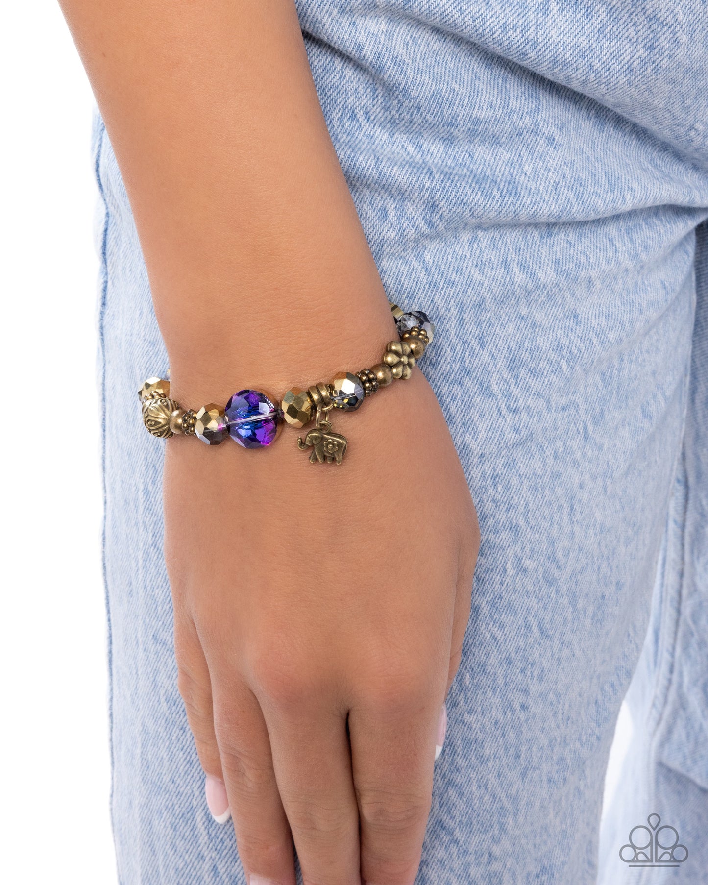 Zoology Degree - Purple UV Shimmer Bracelet - Paparazzi Accessories