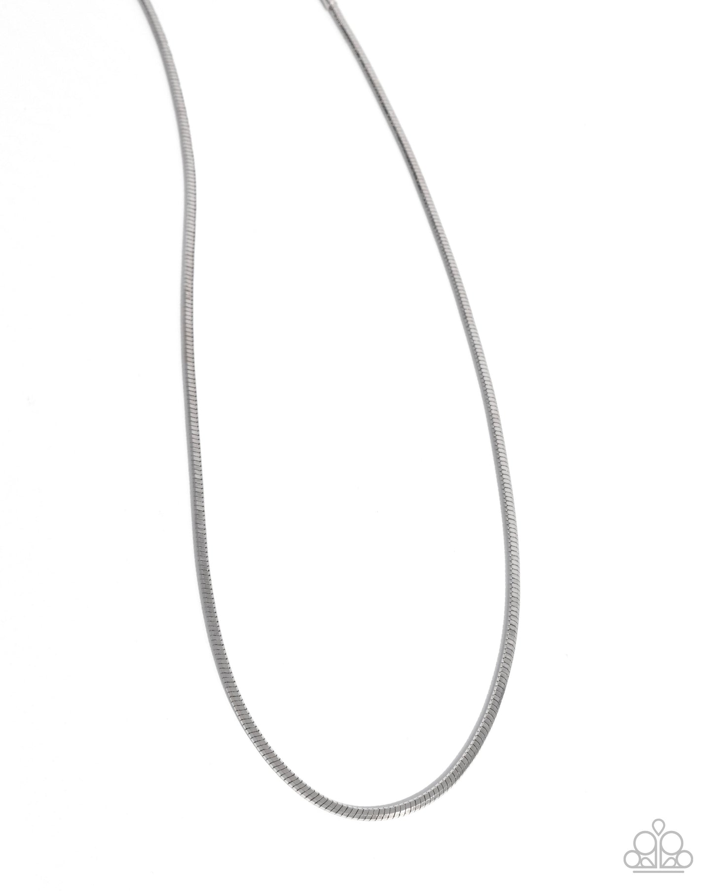 Coiled Captain - Silver - Stainless Steel Urban Chain Necklace - Paparazzi Accessories