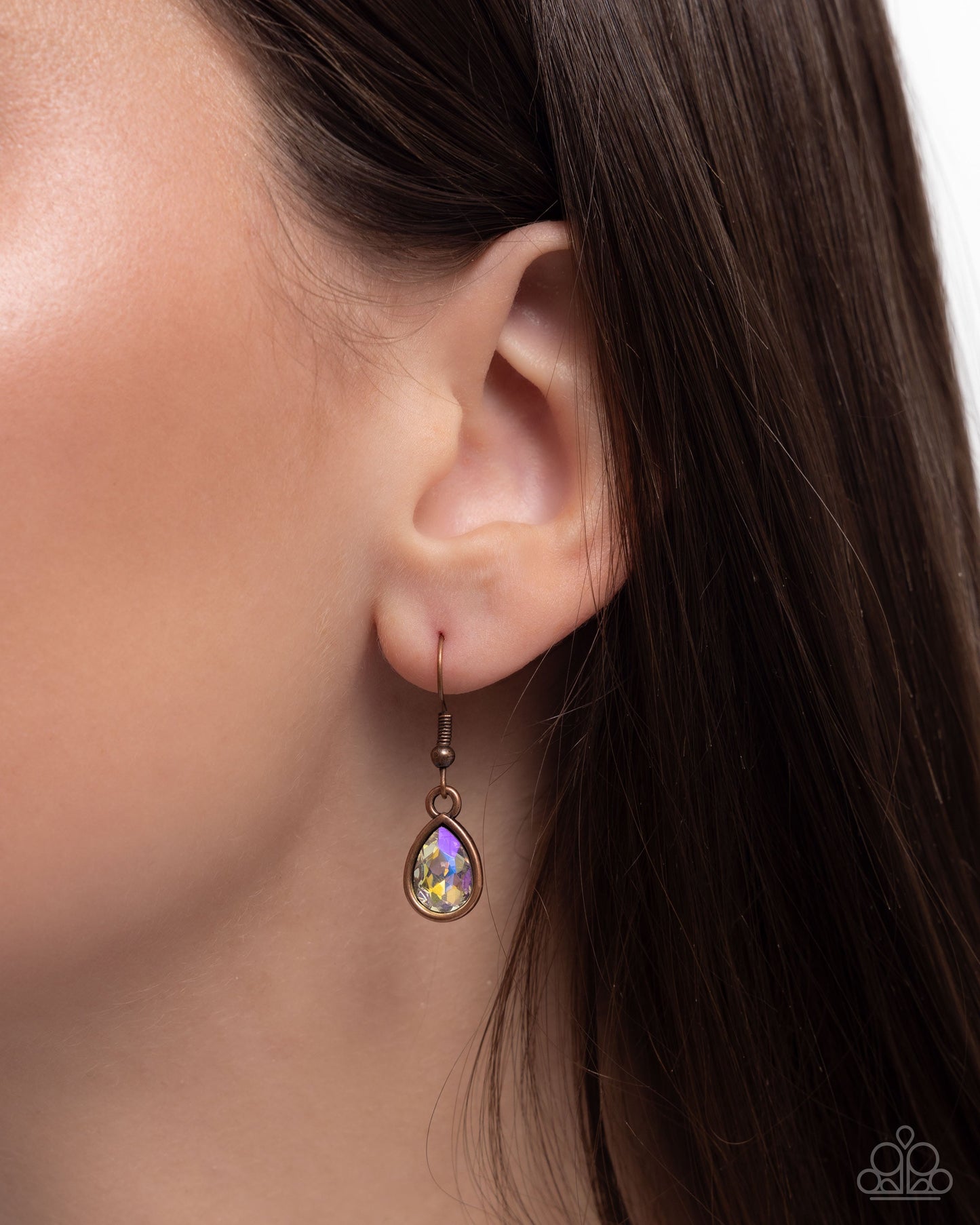 Outgoing Opulence - Copper Heart Pendant Necklace - Paparazzi Accessories