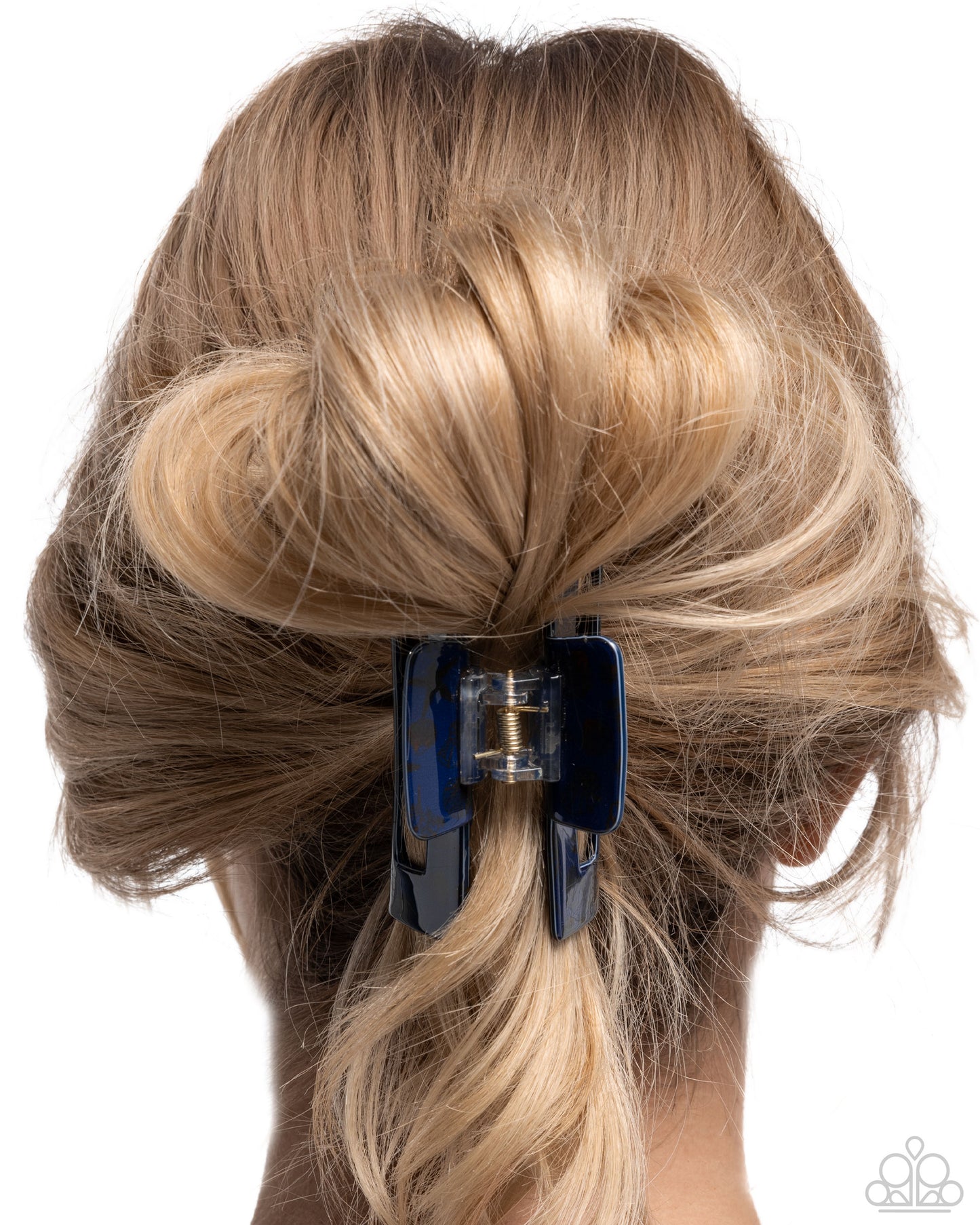 Coastal Clip - Blue Acrylic Claw Clip - Paparazzi Accessories