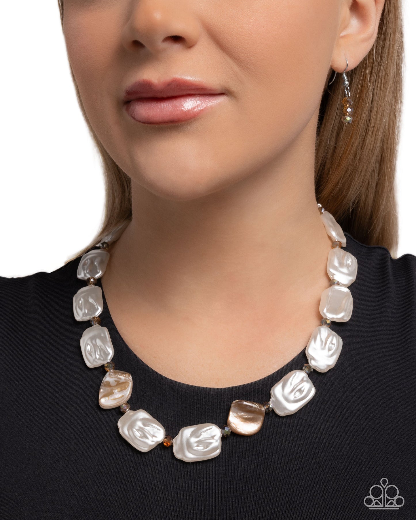 Crimped Collage - Necklace