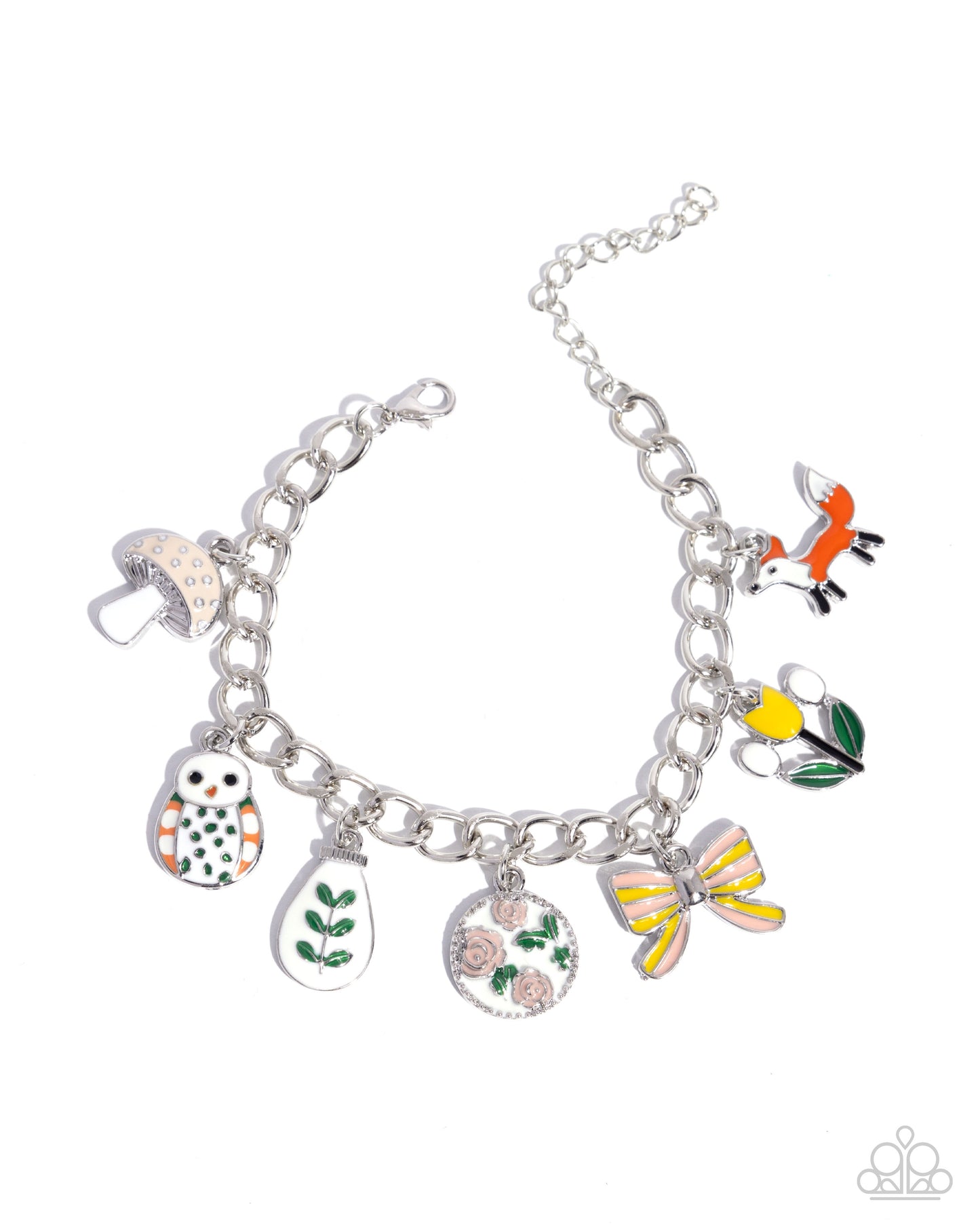 Complex Charms - Yellow Charm Bracelet - Paparazzi Accessories