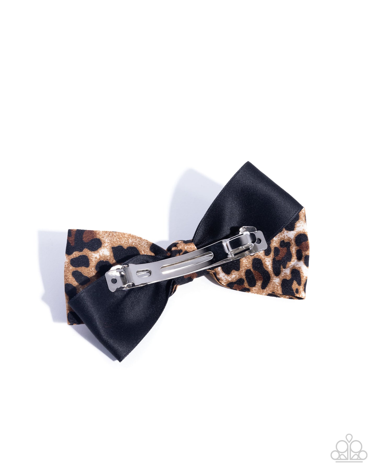 Chasing Cheetah - Brown Cheetah Print Bow Hair Clip - Paparazzi Accessories
