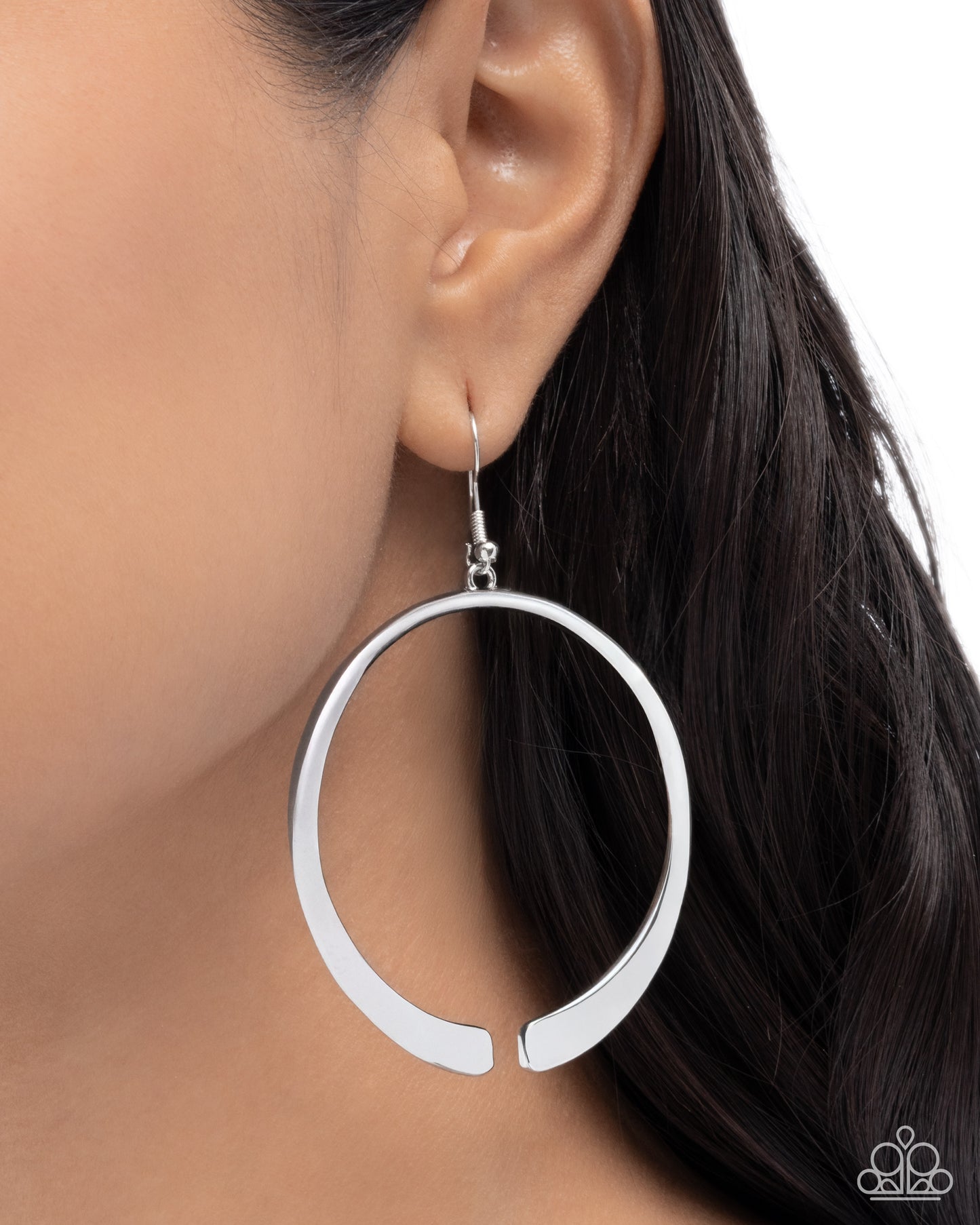 Separated Showcase - Silver Earrings - Paparazzi Accessories
