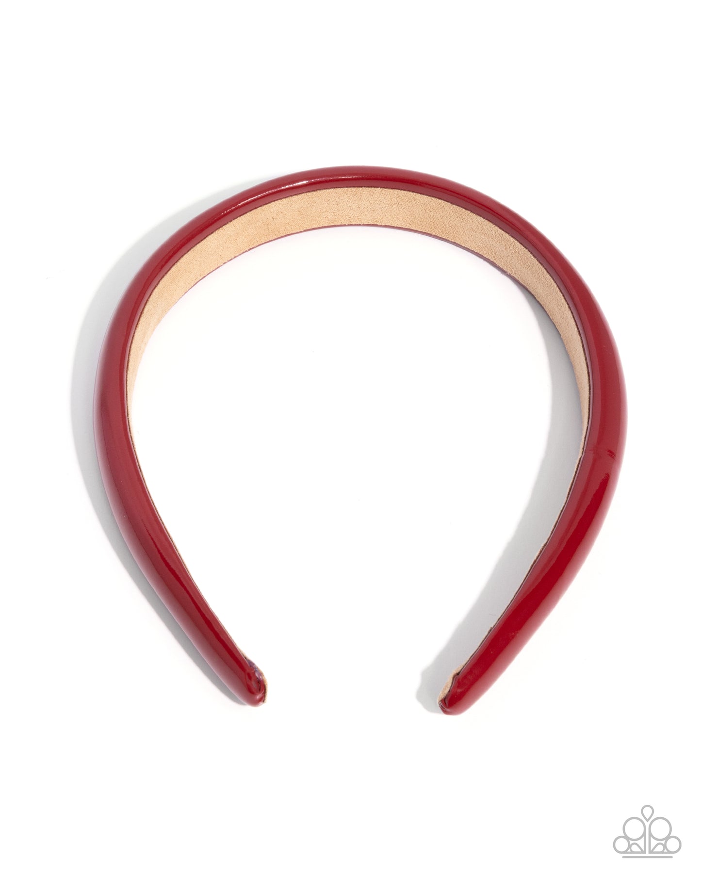 Regal Richness - Red Faux Patent Leather Headband - Paparazzi Accessories