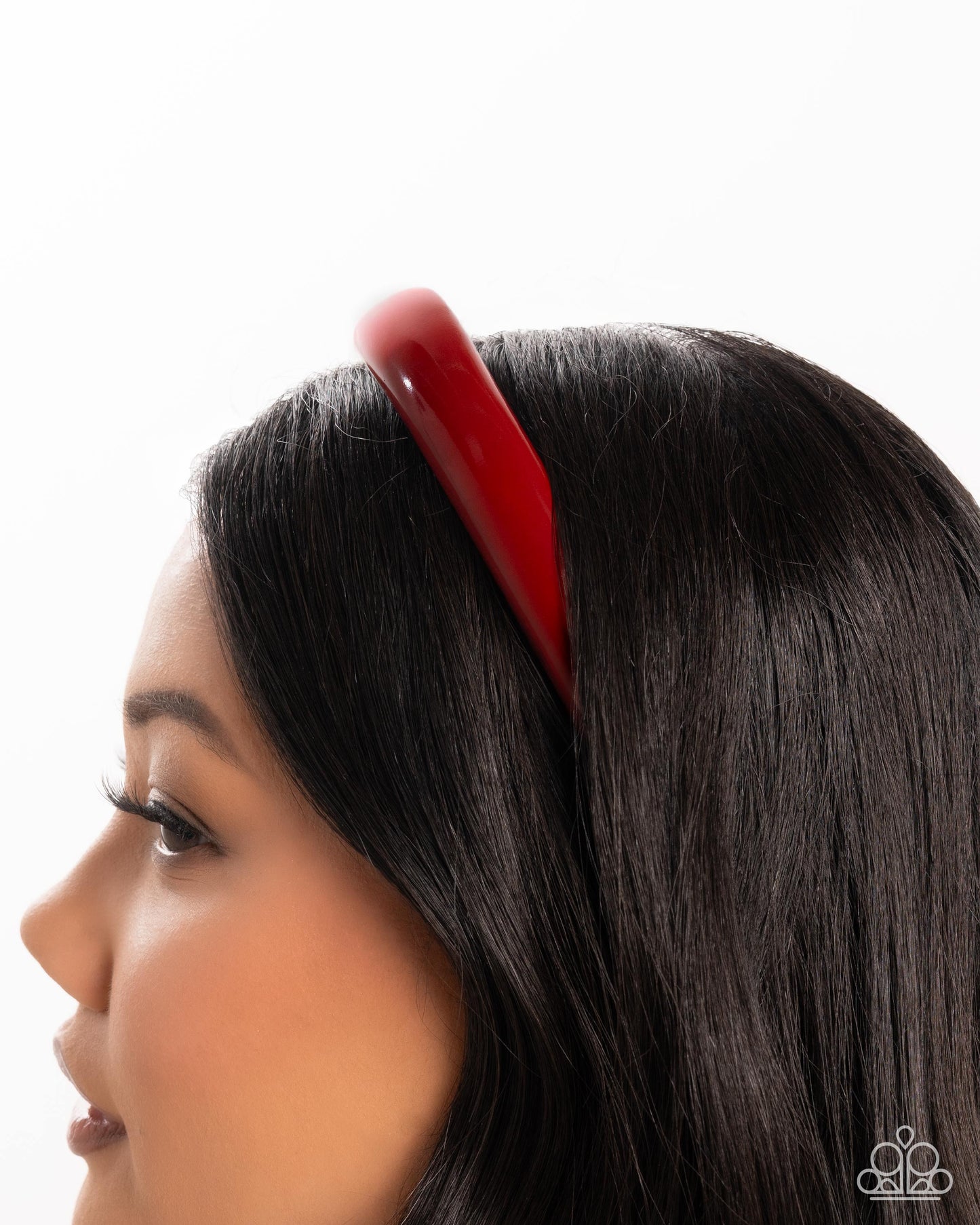 Regal Richness - Red Faux Patent Leather Headband - Paparazzi Accessories