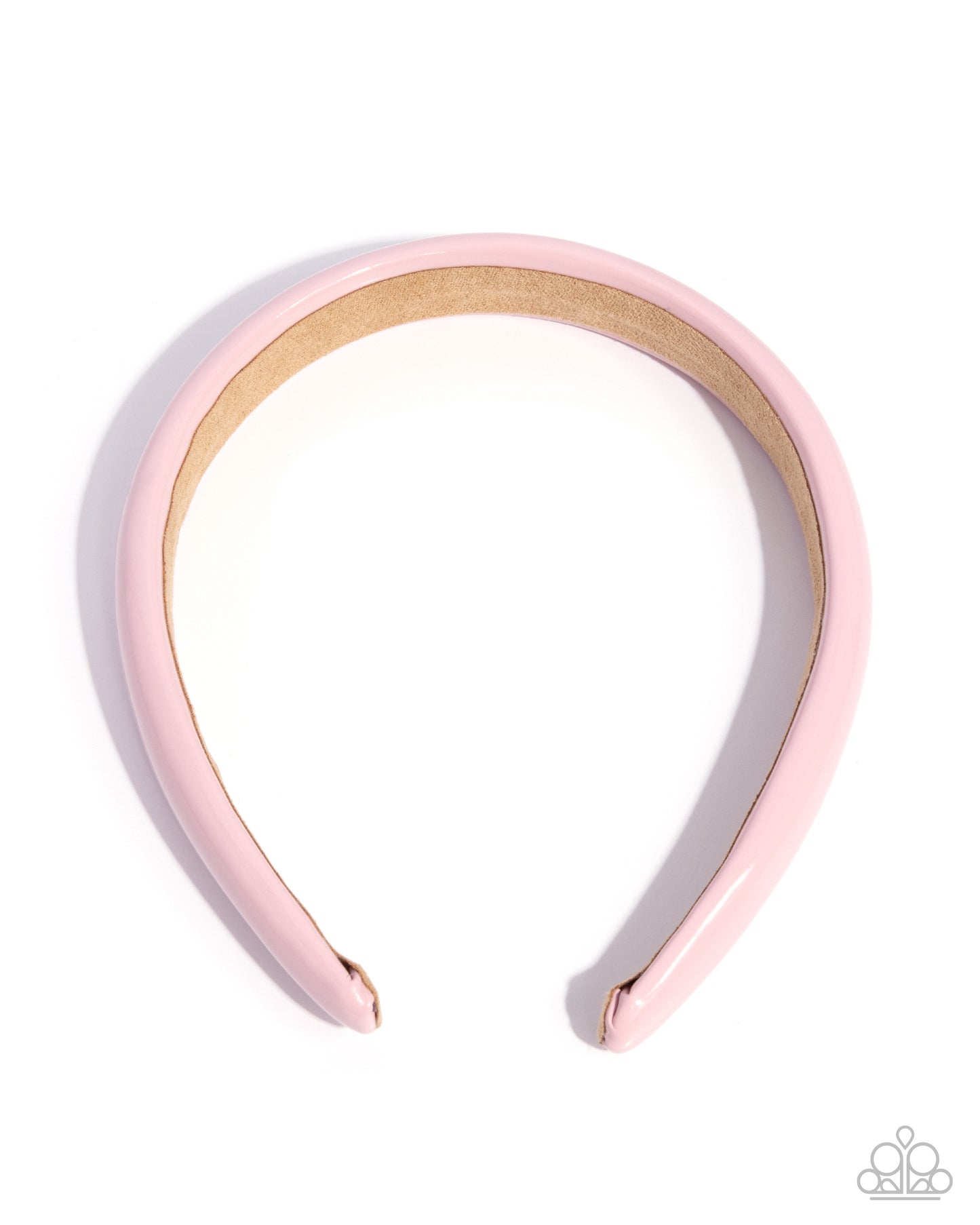 Regal Richness - Pink Faux Patent Leather Headband - Paparazzi Accessories