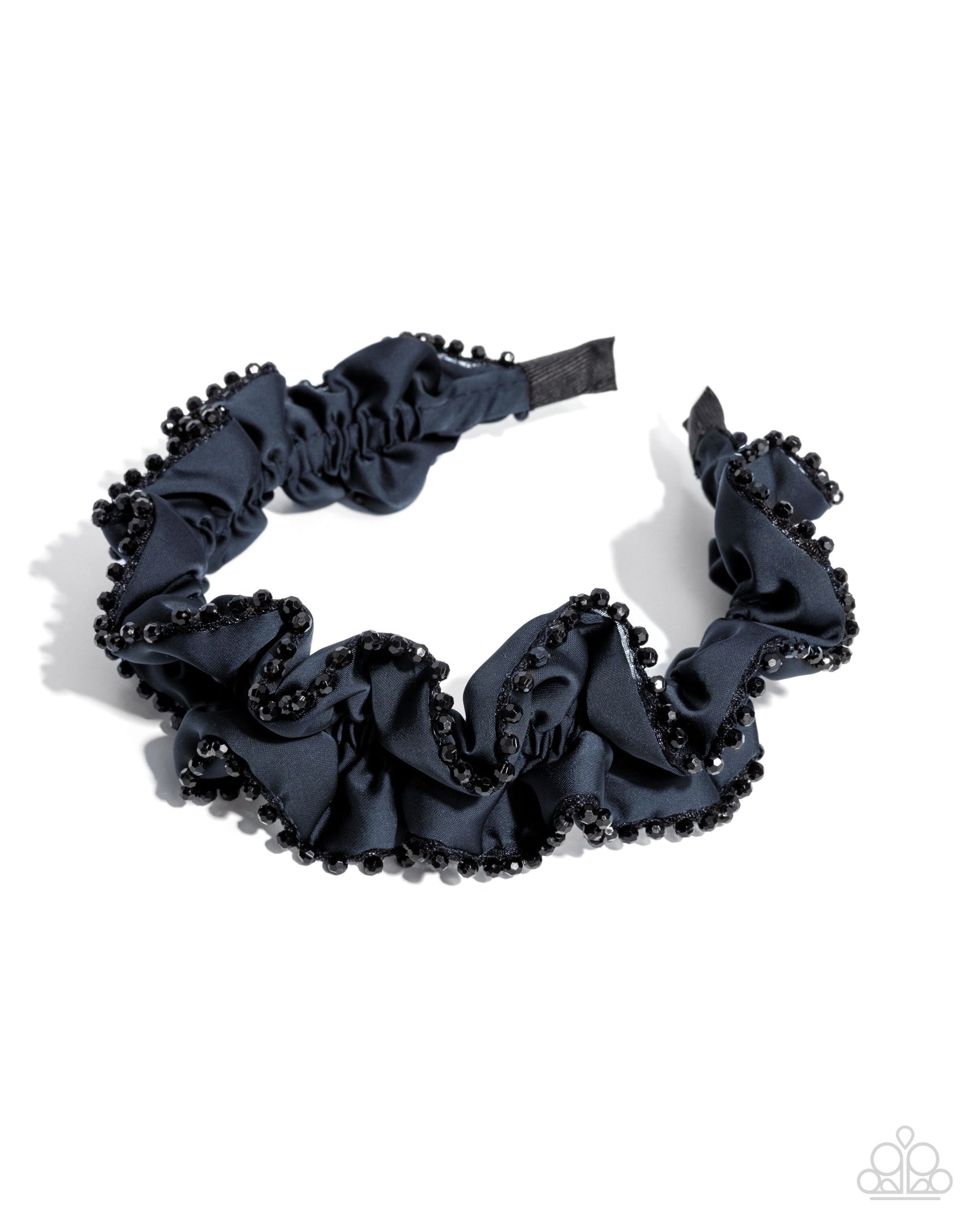 Beaded Broadcast - Blue Headband - Paparazzi Accessories