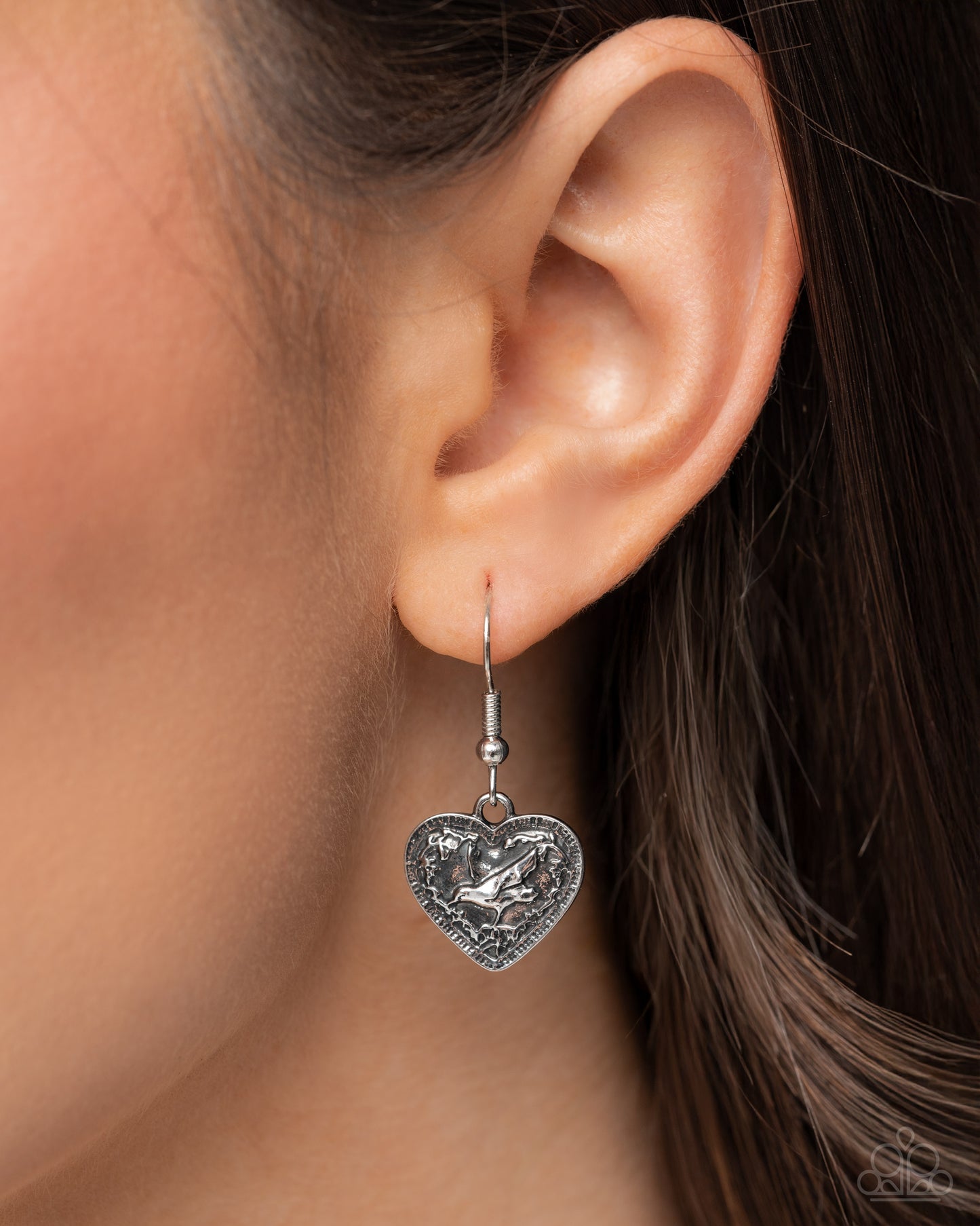 Sparrow Social - Multi Mixed Metal Pendant Necklace - Paparazzi Accessories