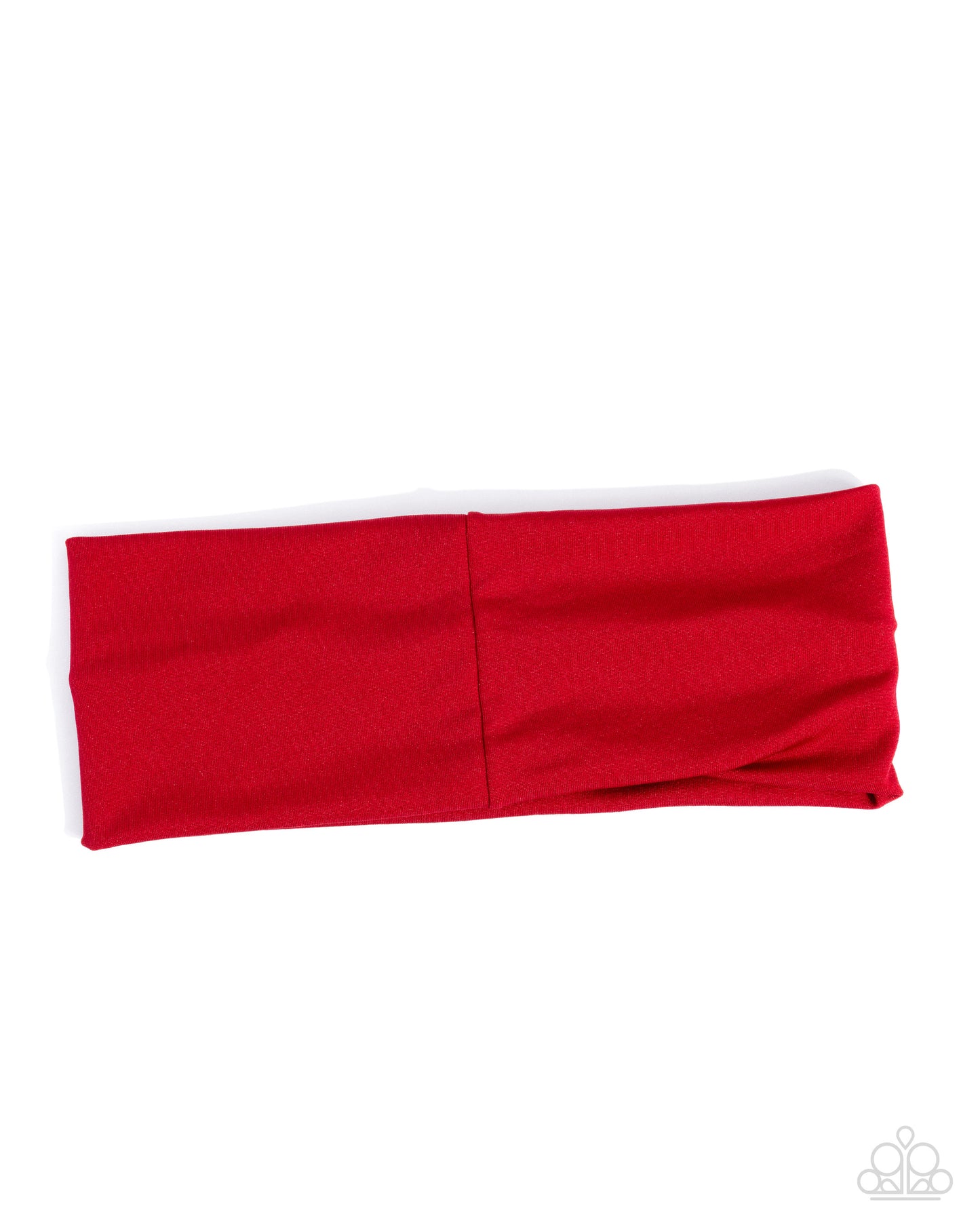 Effortless Energy - Red Fabric, White Rhinestone & Pearl, Headband - Paparazzi Accessories