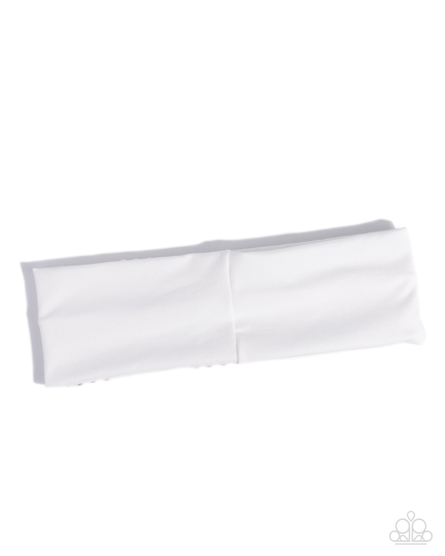 Pearl Prelude - White Pearl Fabric Headband - Paparazzi Accesories