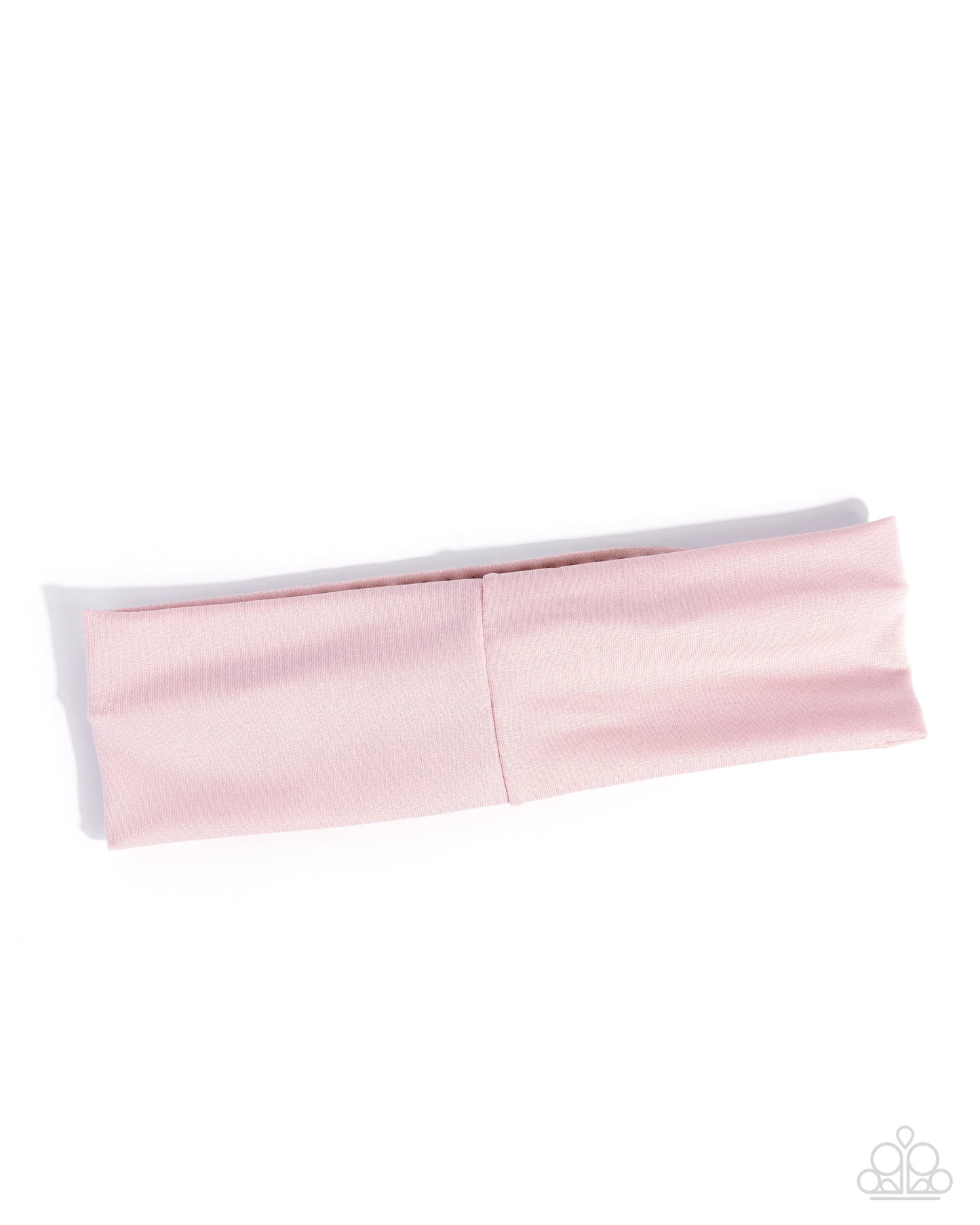 Pearl Prelude - Pink Fabric White Pearls Headband - Paparazzi Accessories
