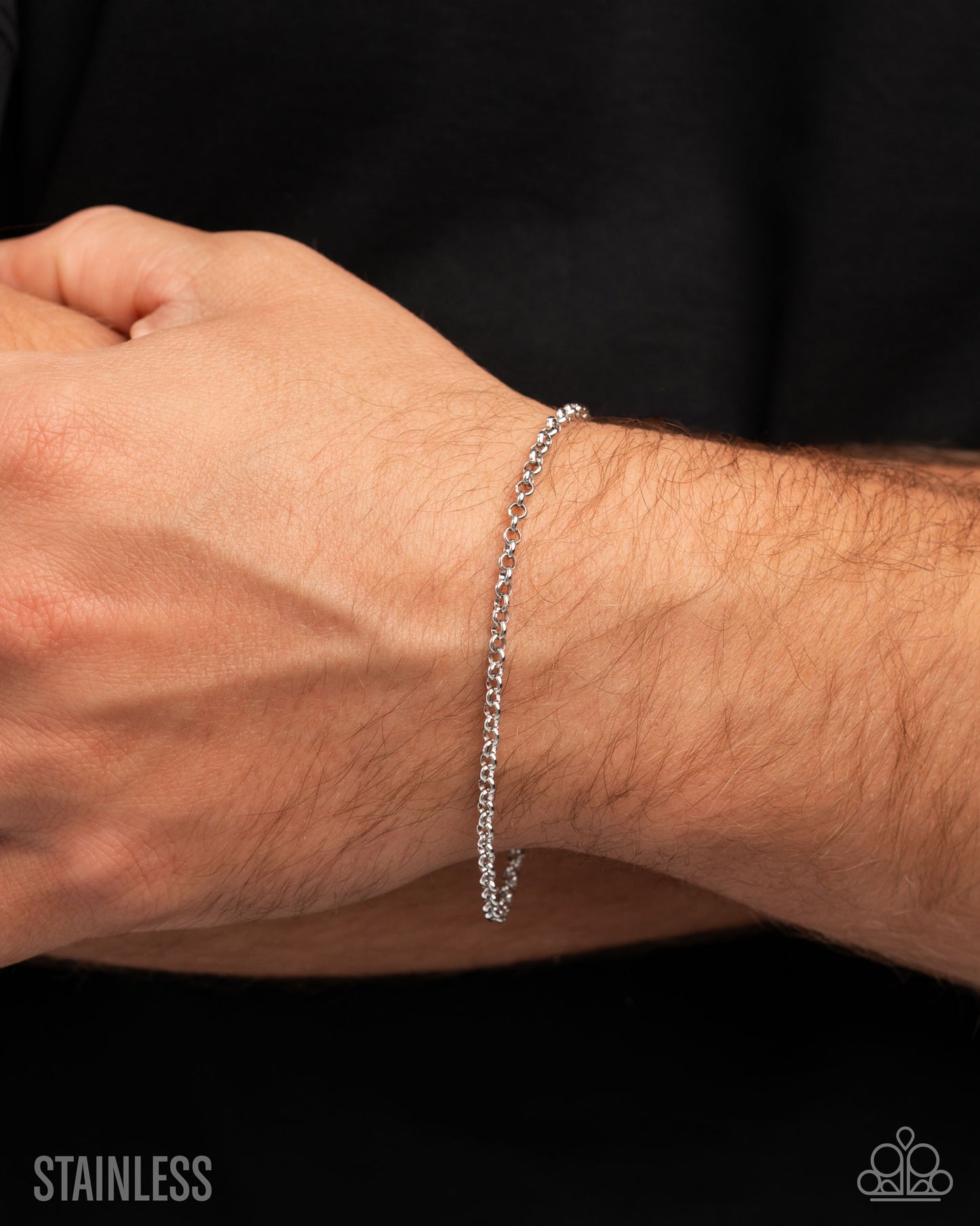 Neutral Novelty - Silver - Stainless Steel Bracelet - Paparazzi Accessories
