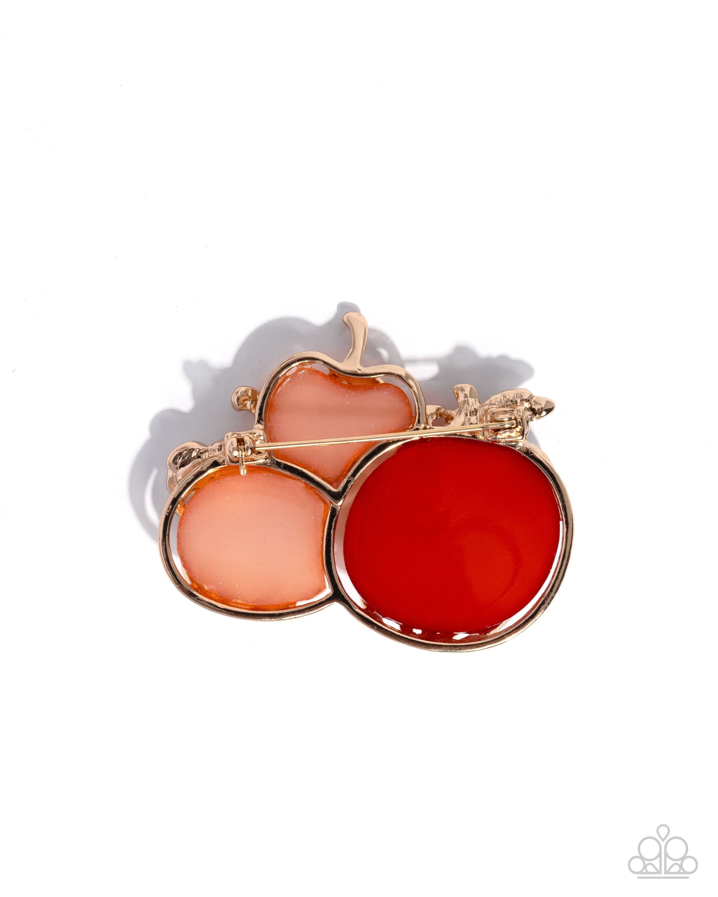 Pumpkin Pattern - Orange Pumpkin Brooch - Paparazzi Accessories