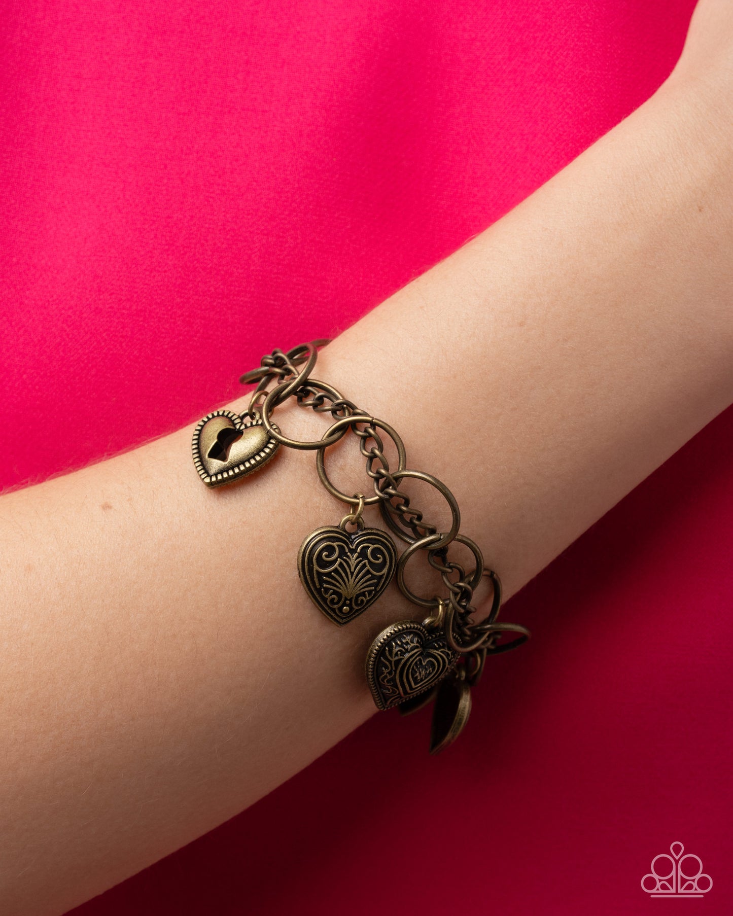 Blinding Botanicals - Complete Look, Brass Necklace and Bracelet - Paparazzi Accessories