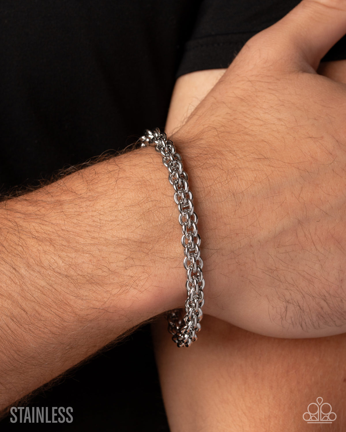 CHAIN Power - Silver, Stainless Steel Bracelet - Paparazzi Accessories