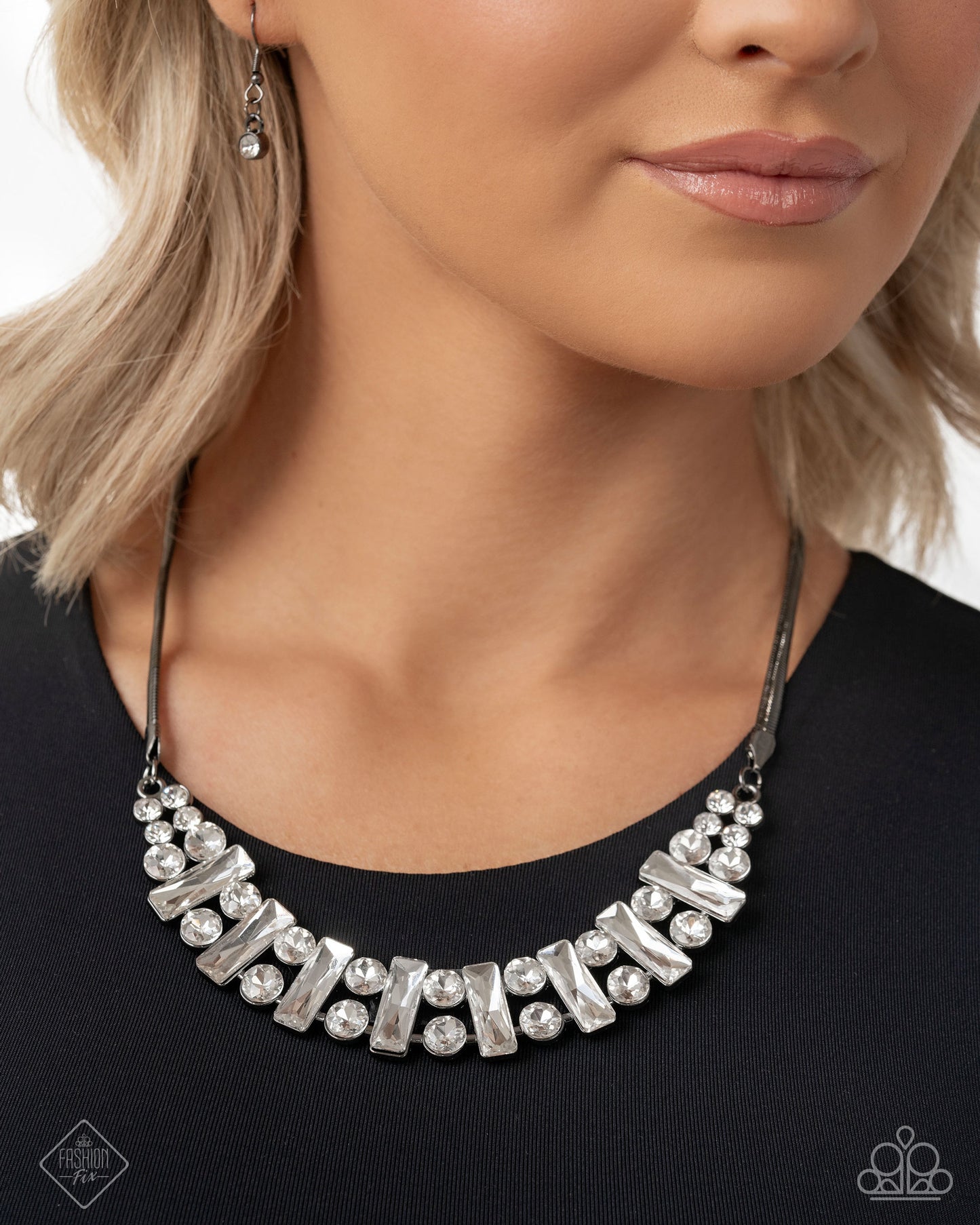 Adorably Assertive - Black Necklace - Magnificent Musings April 2025 - Paparazzi Accessories