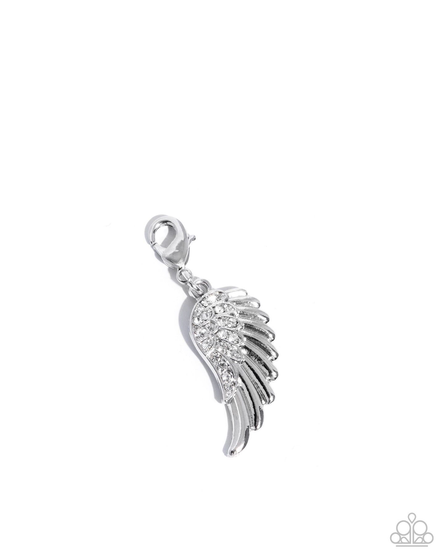 Angelic Assistance - Rhodium Plated Charm - Paparazzi Accessories