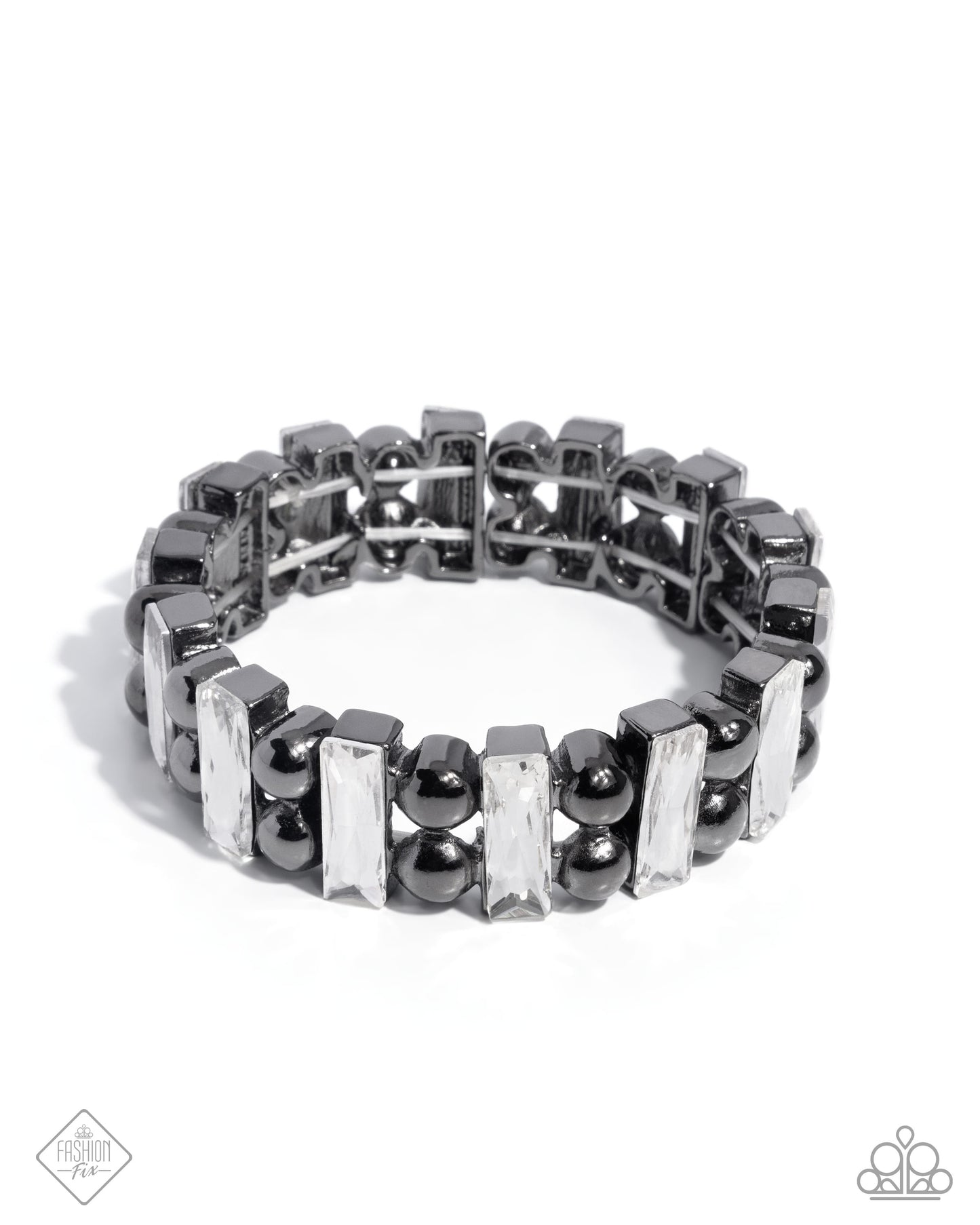 Assertive Admiration - Black Bracelet - Magnificent Musings April 2025 - Paparazzi Accessories