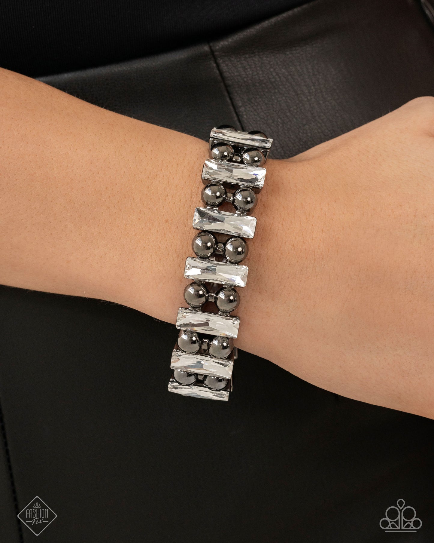 Assertive Admiration - Black Bracelet - Magnificent Musings April 2025 - Paparazzi Accessories