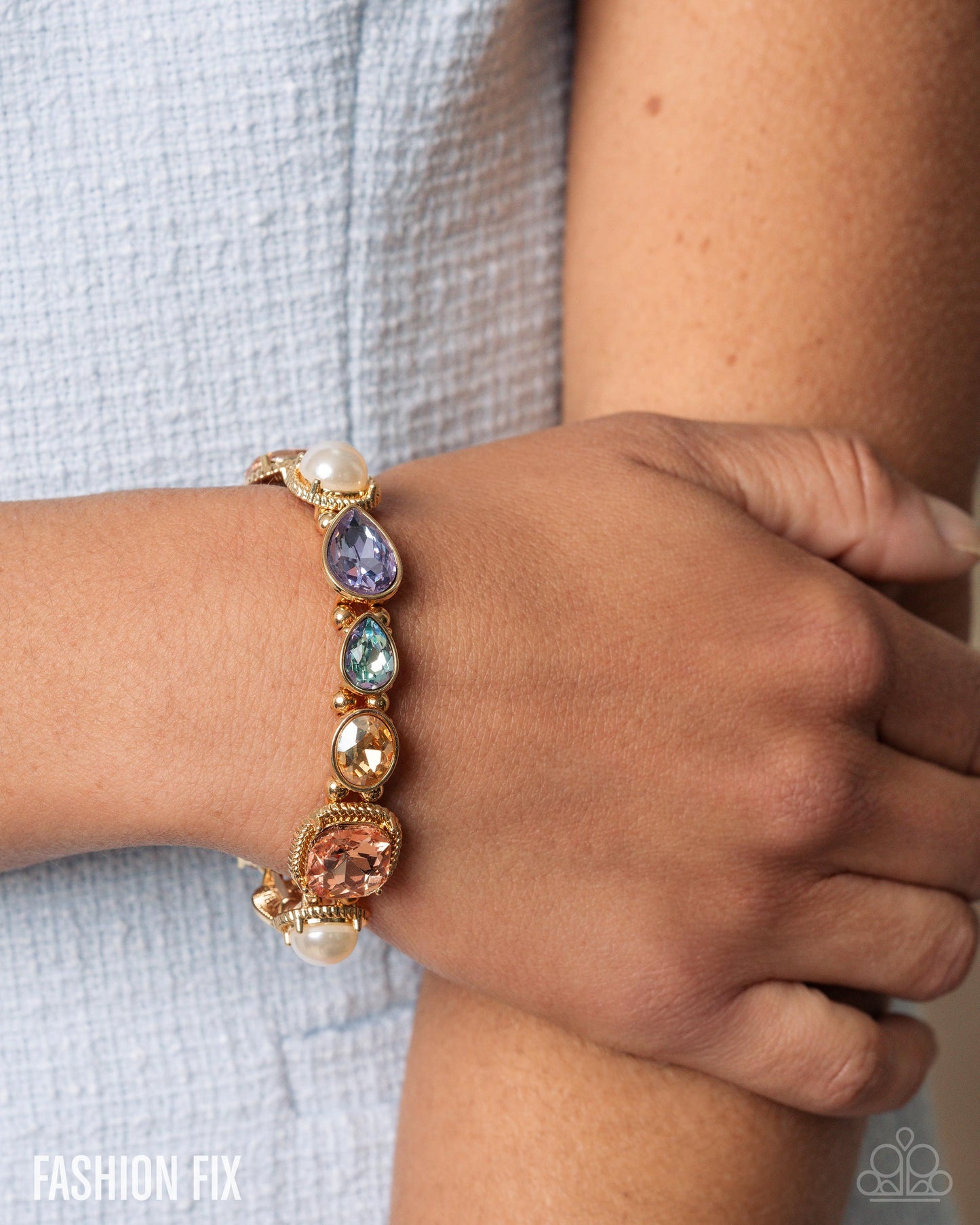 Collecting Chic - Multi Bracelet - Fiercely 5th Avenue June 2025 - Paparazzi Accessories