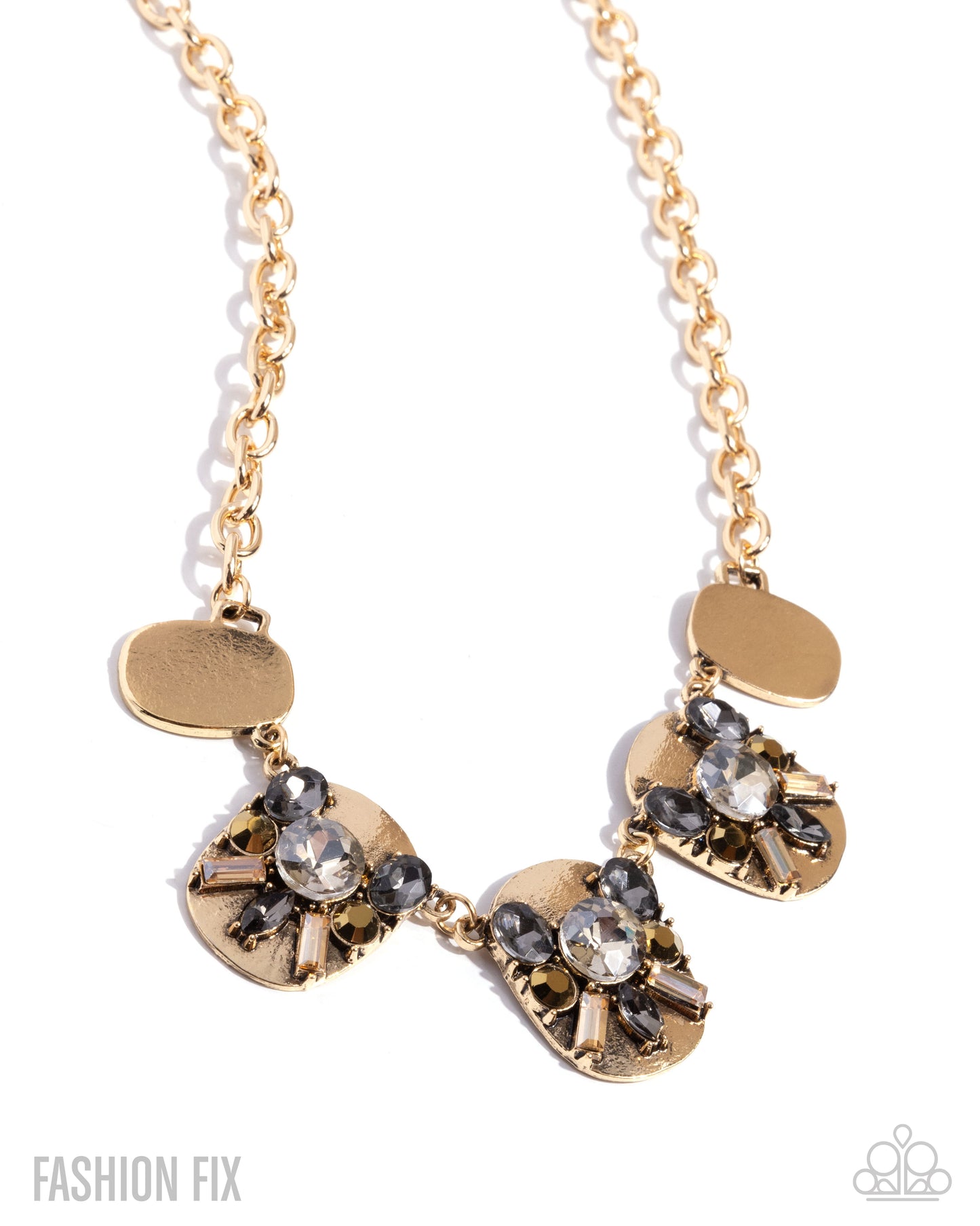 Edgy Extravagance - Multi Necklace - Magnificent Musings August 2025 - Paparazzi Accessories