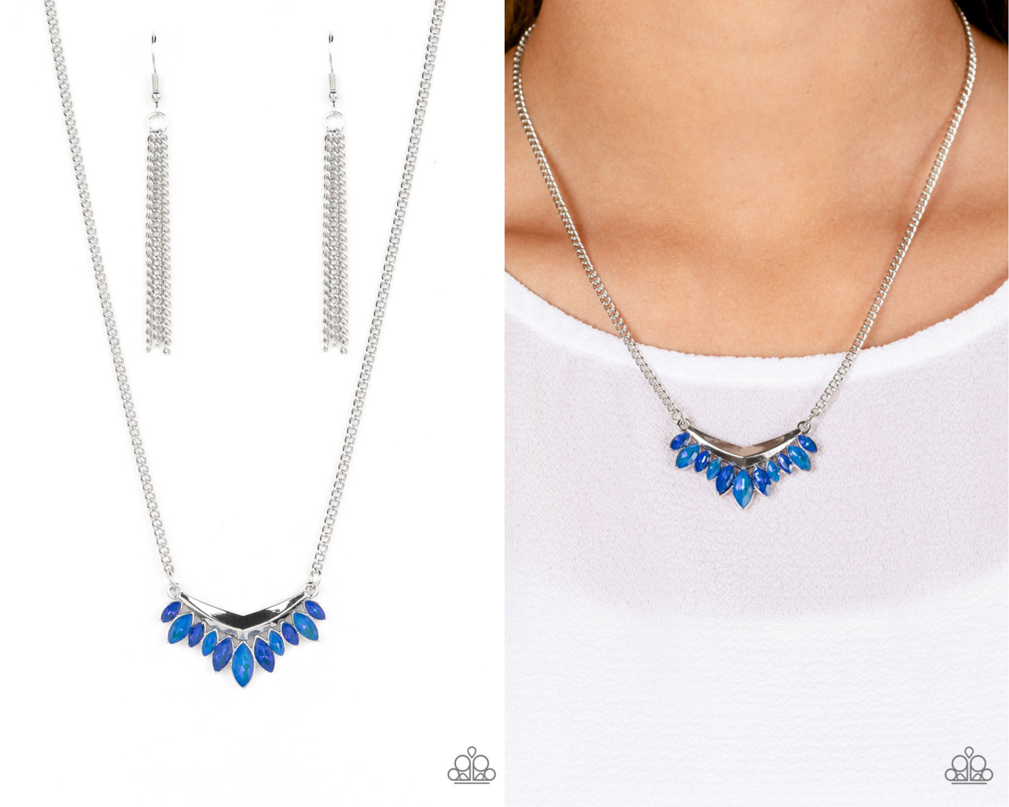 Flash of Fringe - Blue