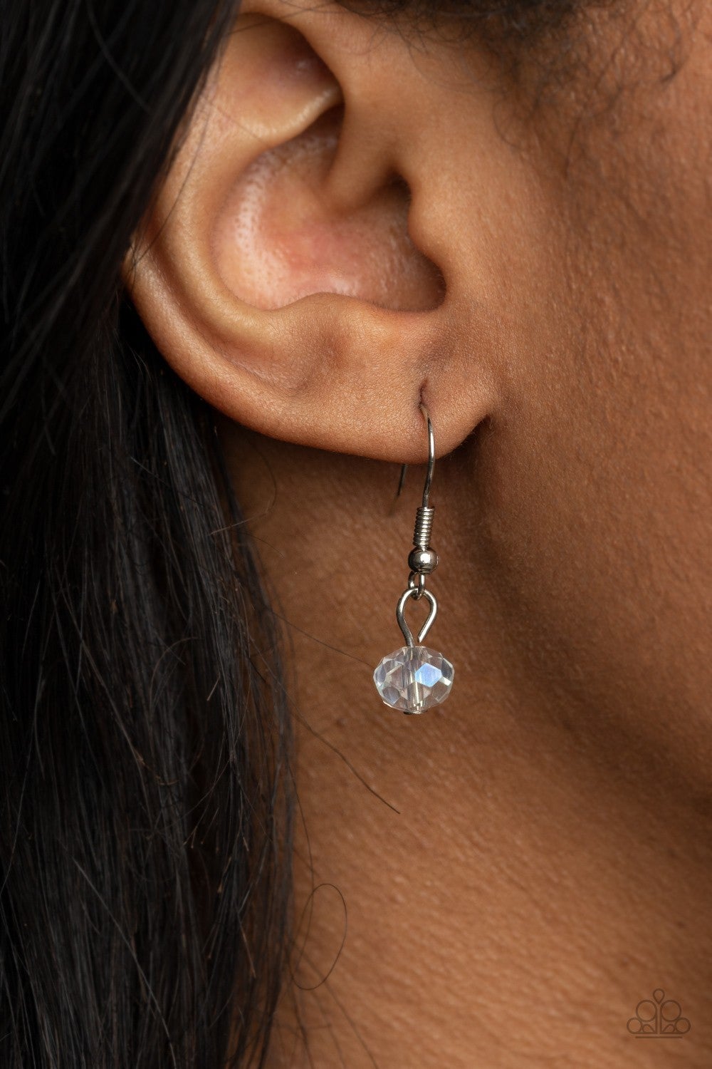 Unlock Your Sparkle - Blue Charm Key Necklace - Paparazzi Accessories