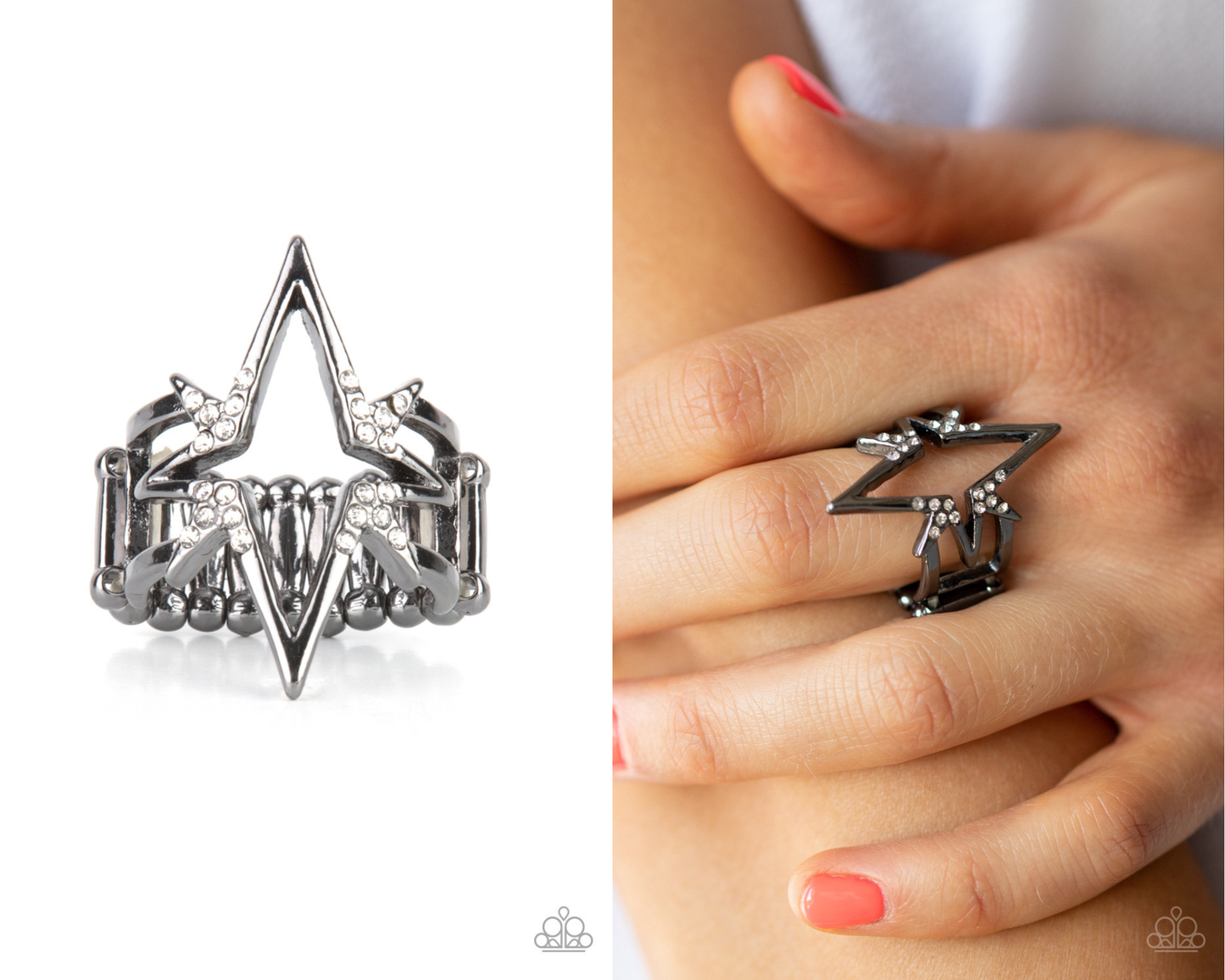 Extra Electrifying - Black Ring - Paparazzi Accessories