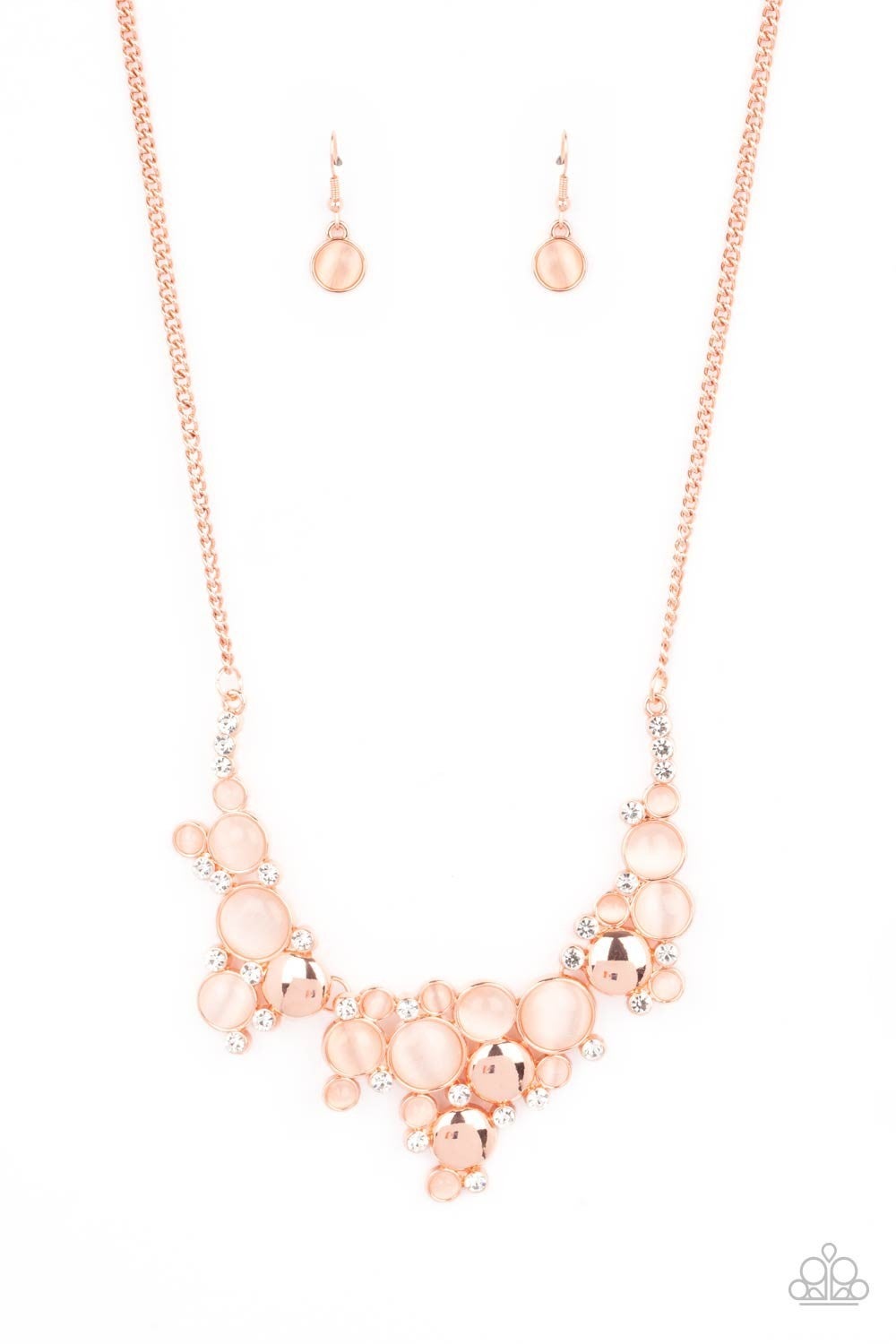 Fairytale Affair - Copper - Cat's Eye Stone Necklace - Paparazzi Accessories