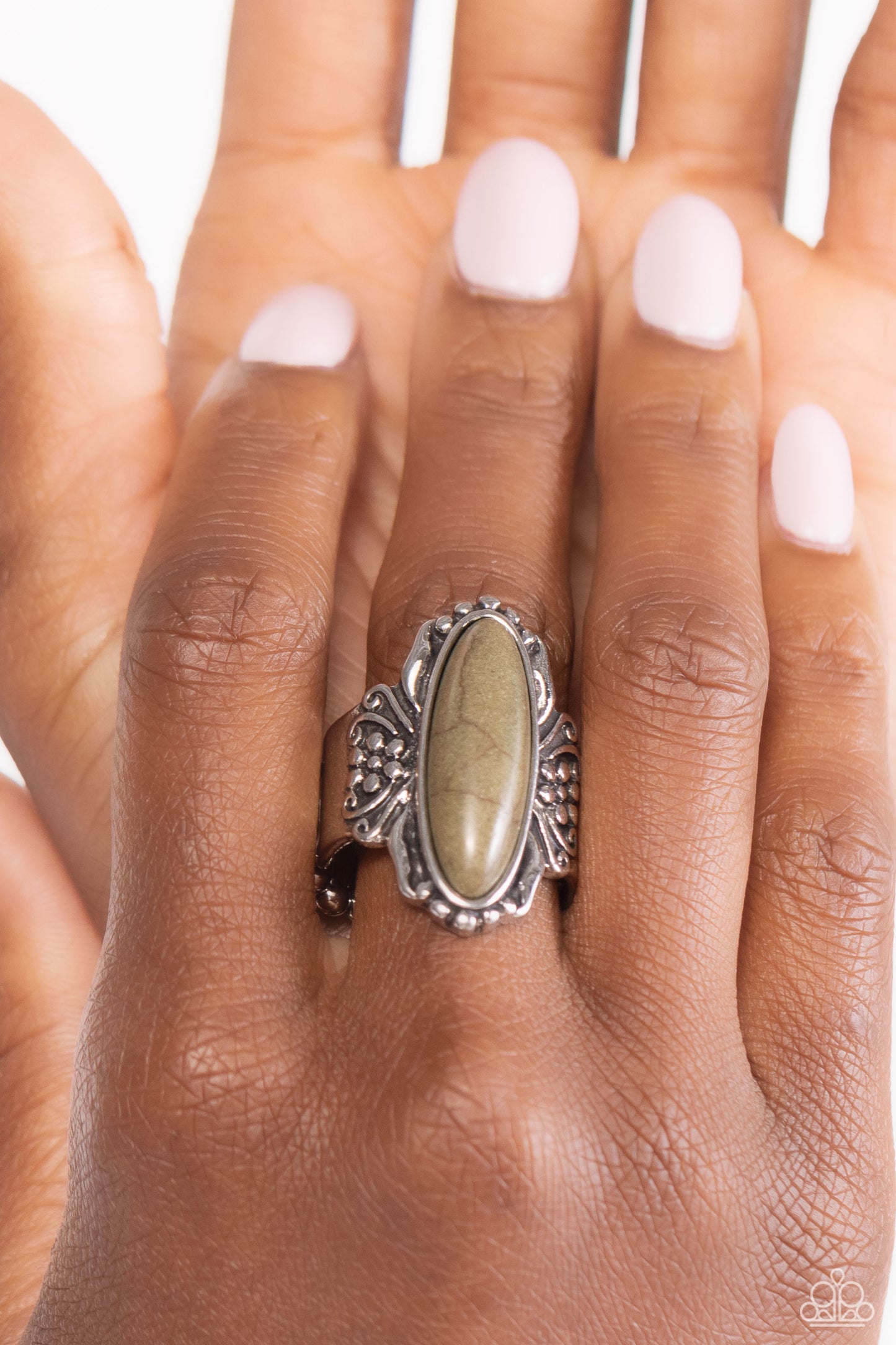 Dreamy Desertscape - Green Ring - Paparazzi Accessories