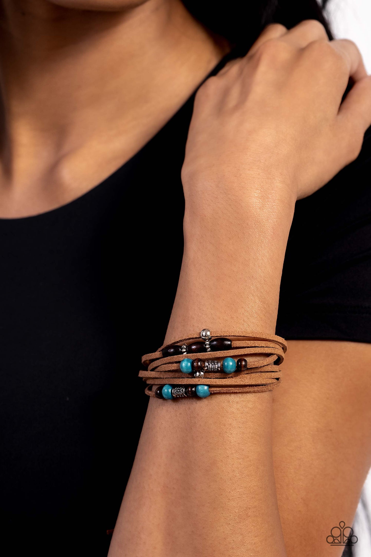 Absolutely WANDER-ful - Blue Bracelet - Paparazzi Accessories