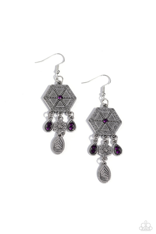 Dreamcatcher Delight - Purple - Paparazzi Accessories