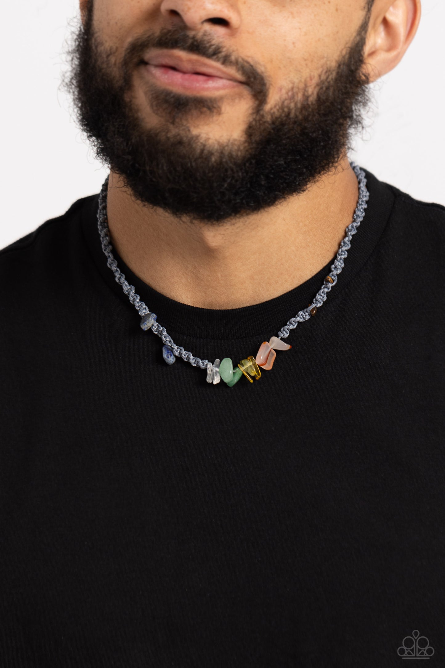 Chiseled Craving - Silver Urban Necklace - Paparazzi Accessories
