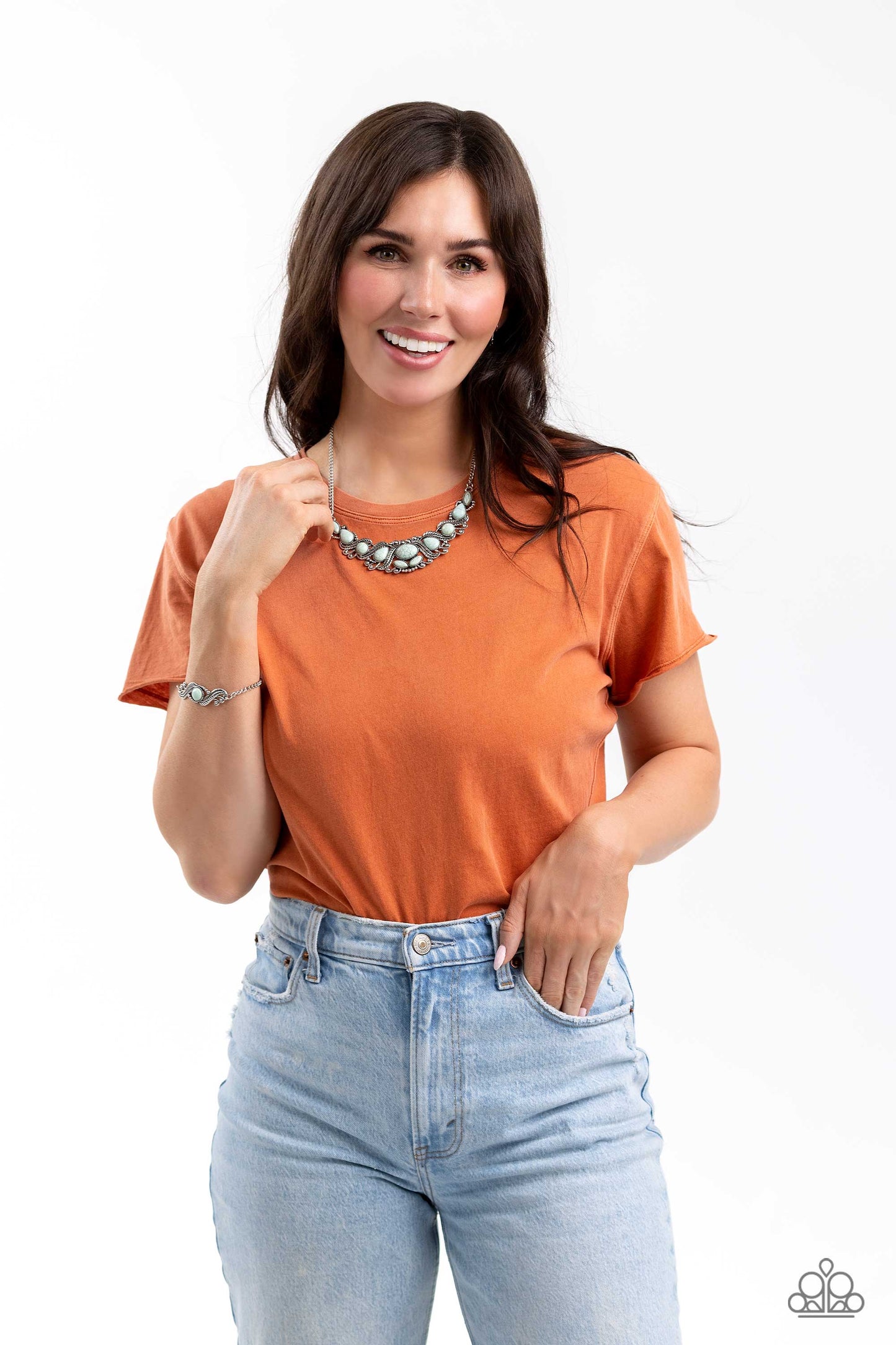 EYE Wish I May... - Blue Stone Silver Necklace - Paparazzi Accessories kit