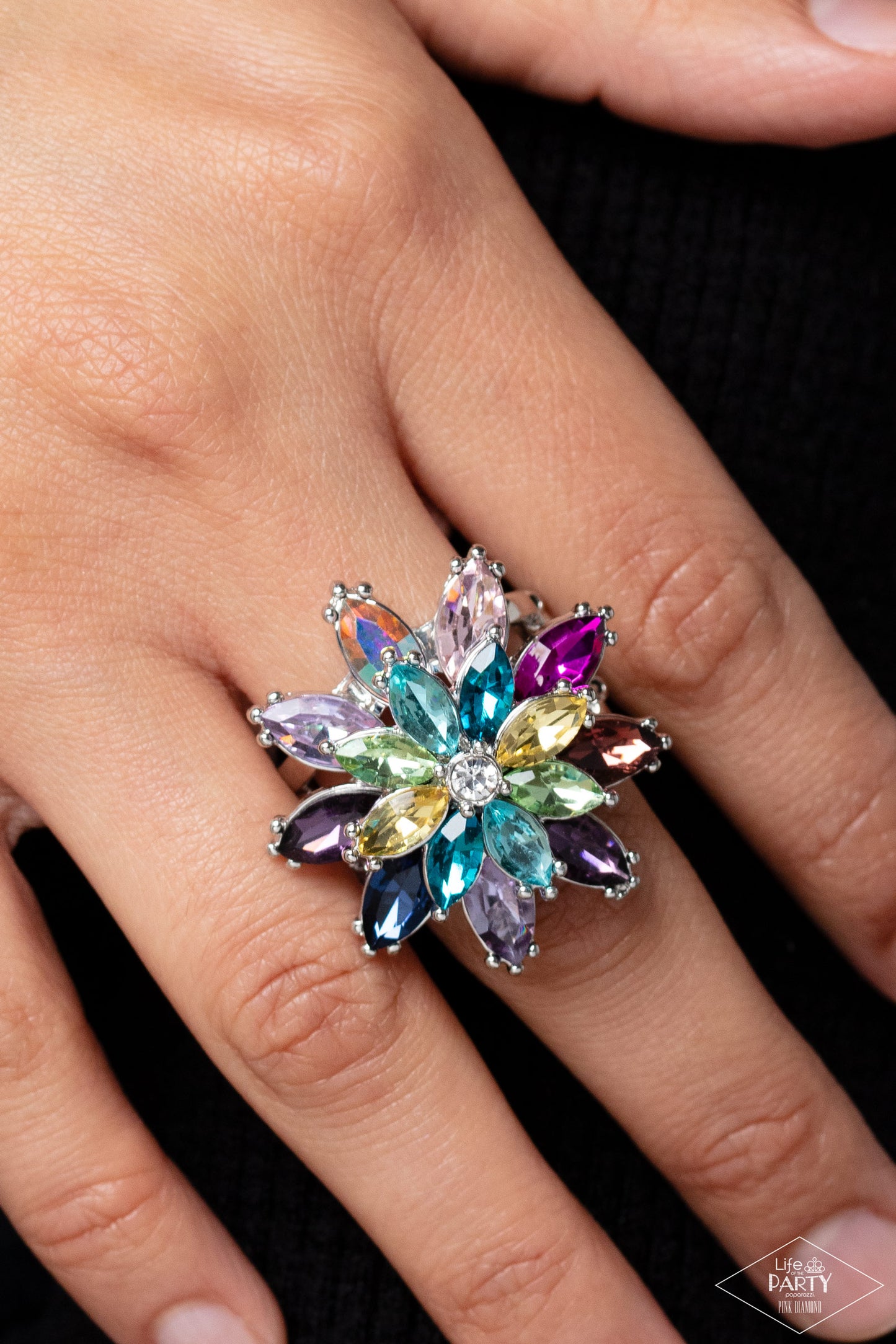 Am I GLEAMing? - Multi Rhinestone Ring - Paparazzi Accessories