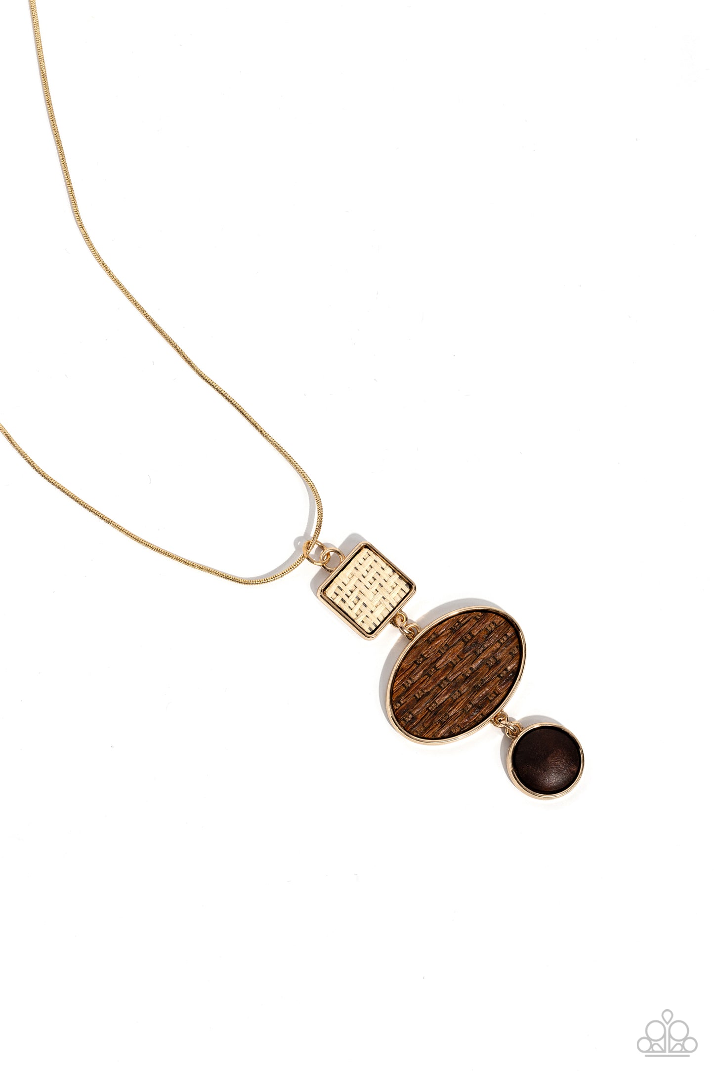 Walk the TWINE - Gold Necklace - Paparazzi Accessories