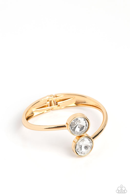 Daily Dazzle - Gold Bracelet - Paparazzi Accessories