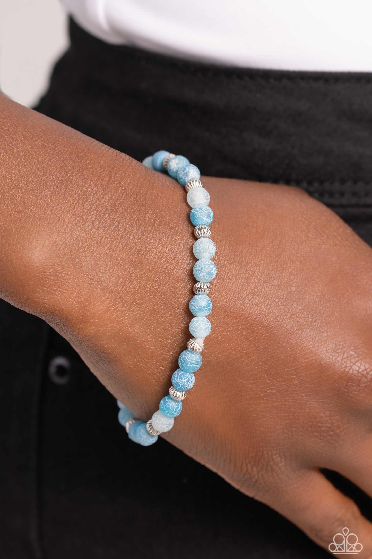 Ethereally Earthy - Blue Chakra Stone Bracelet - Paparazzi Accessories