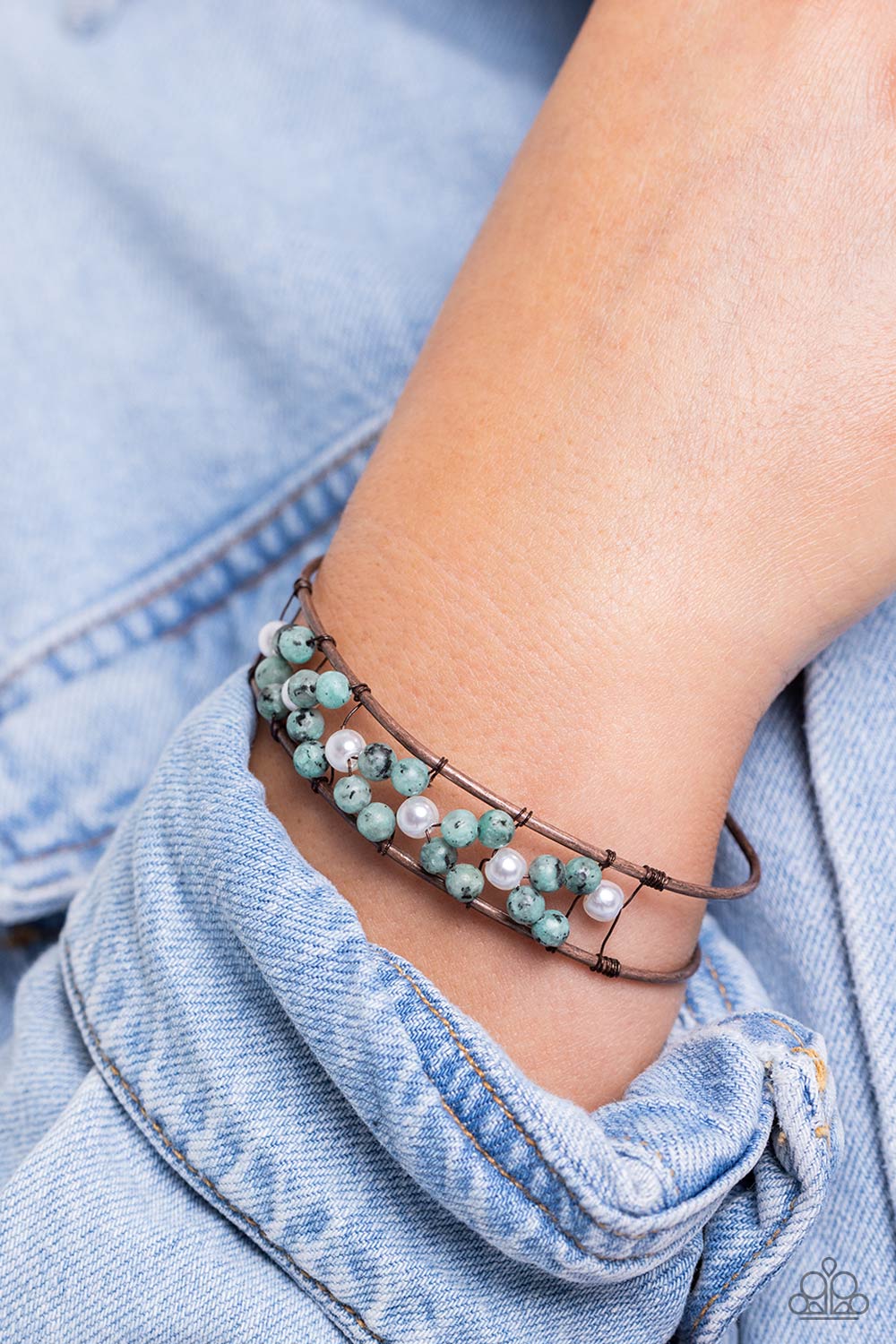 High-WIRE Hallmark - Copper Cuff Bracelet - Paparazzi Accessories