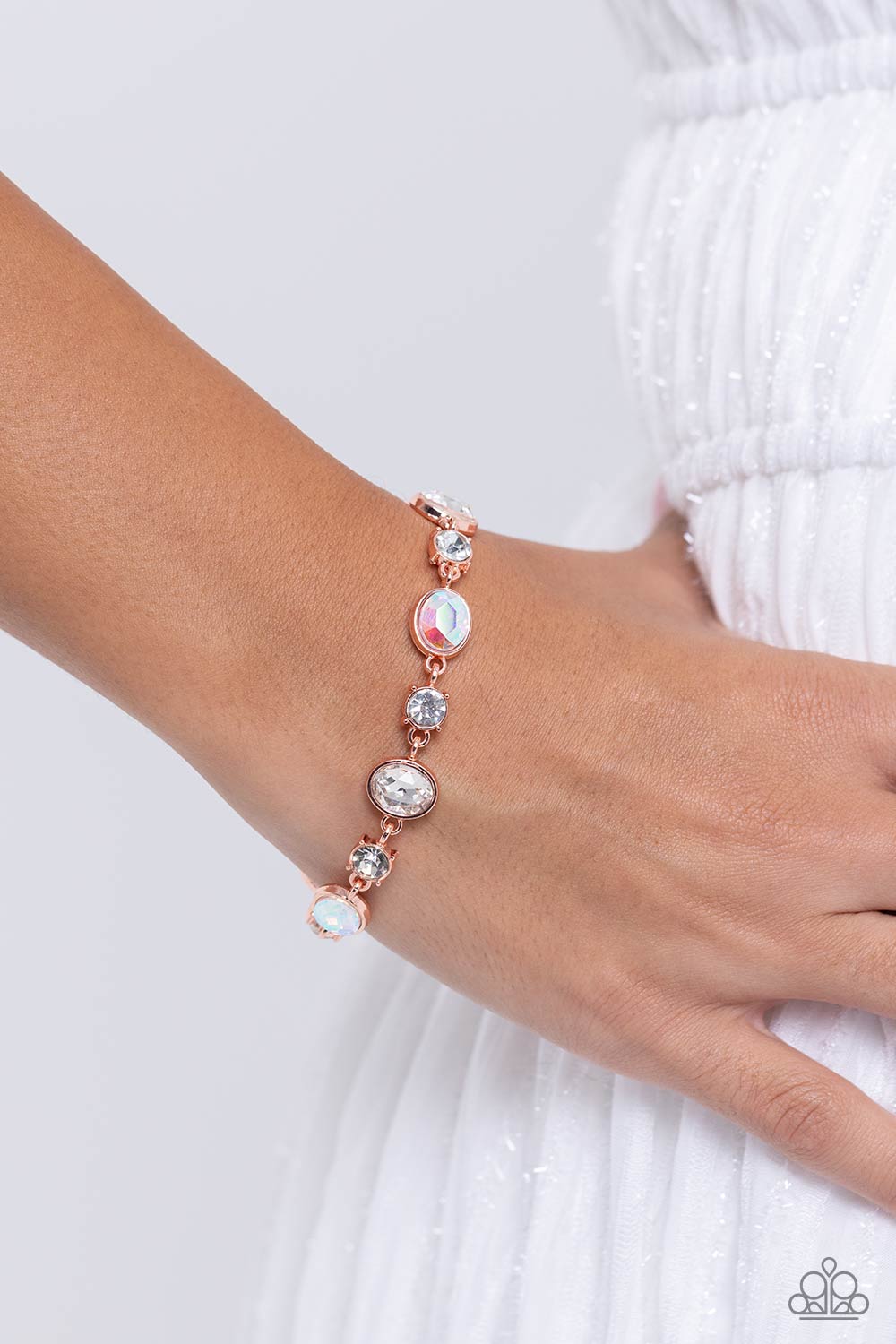 Ethereal Empathy - Copper Clasp Bracelet - Paparazzi Accessories