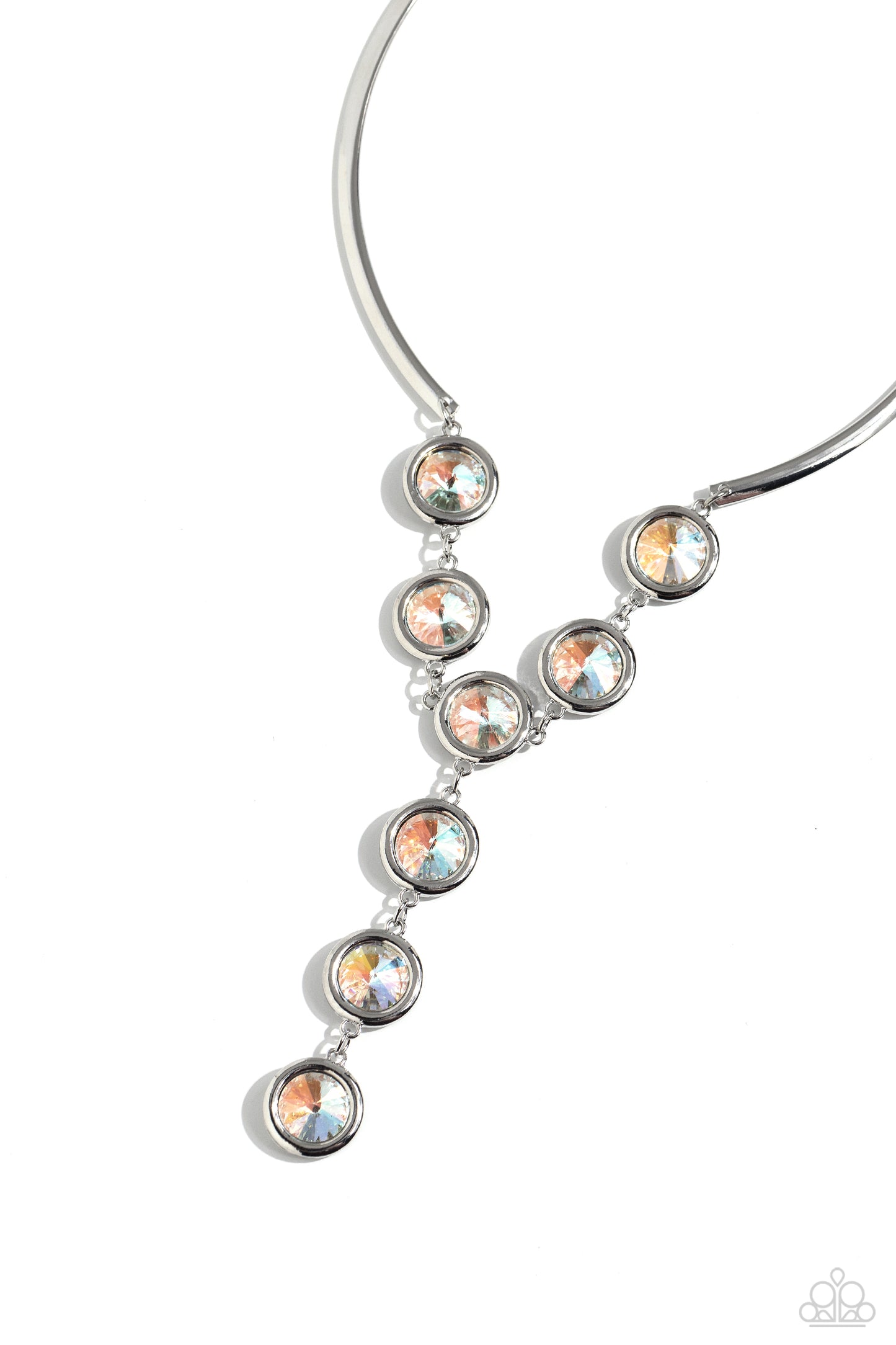 Cheers to Confidence - Multi Iridescent Necklace - Paparazzi Accessories