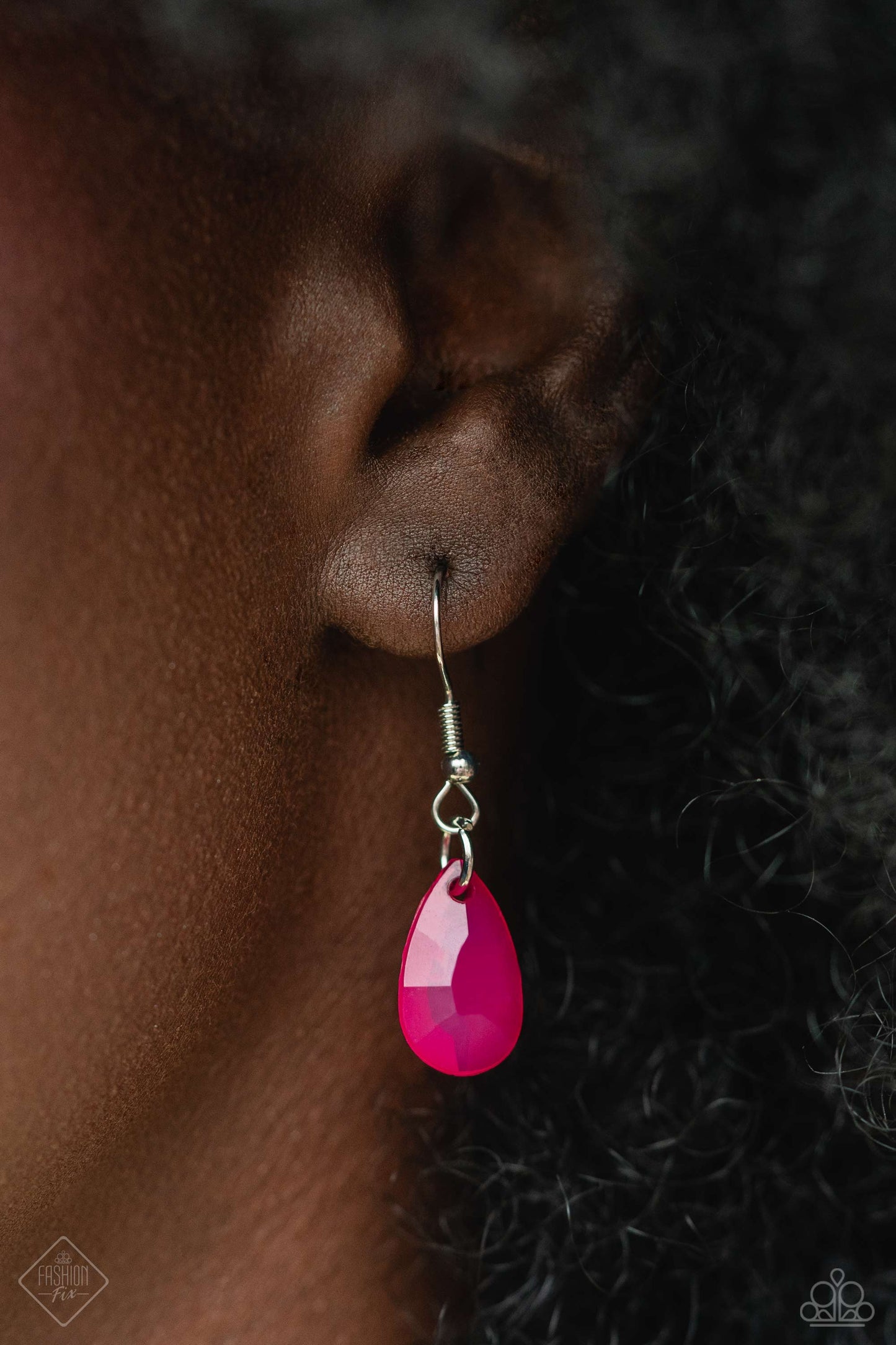 BRIGHT Club - Multi Acrylic Teardrops Necklace - Paparazzi Accessories