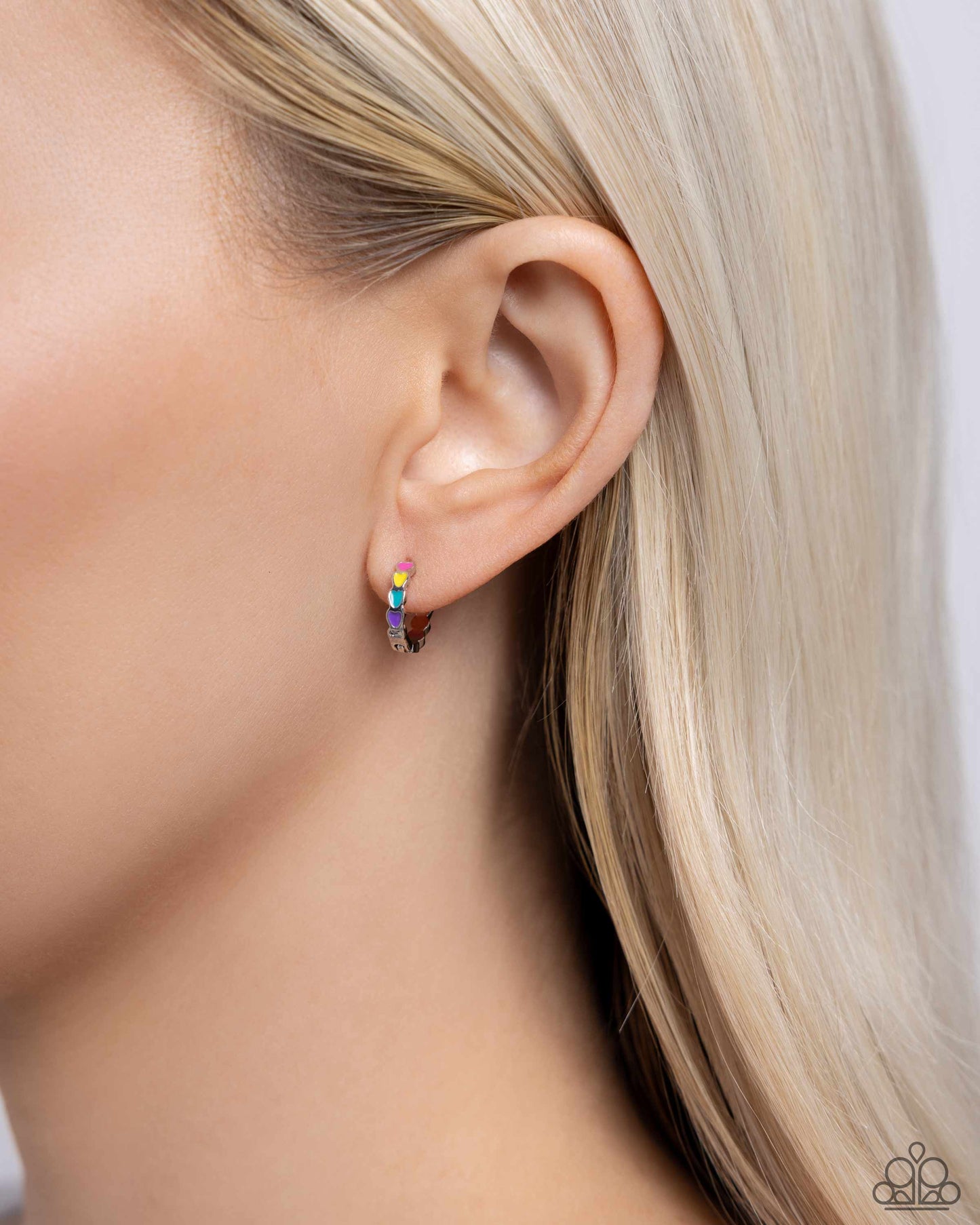 Delicate Dalliance - Multi Hinge Hoop Earrings - Paparazzi Accessorie
