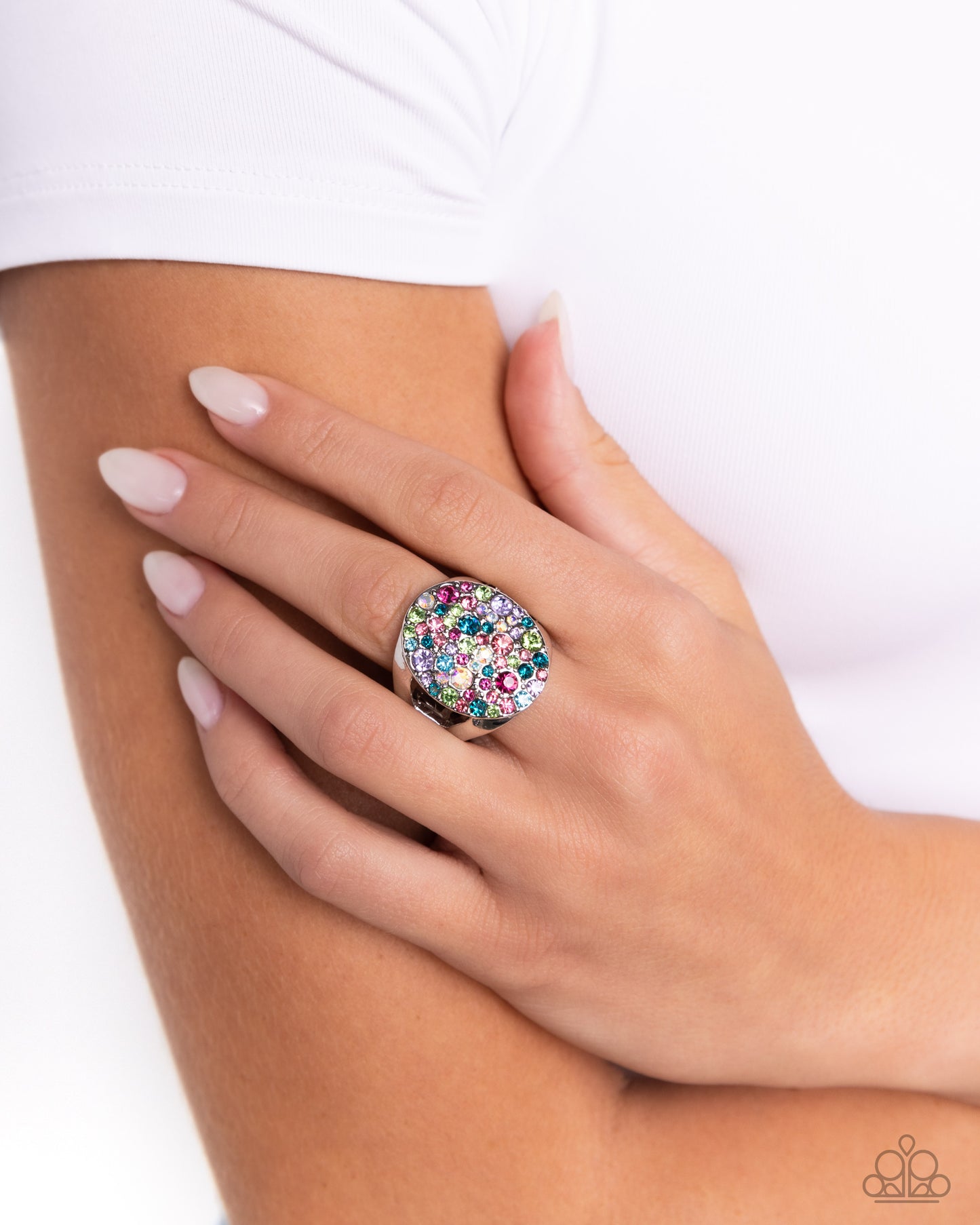 Pampered Pattern - Multi Ring - Paparazzi Accessories