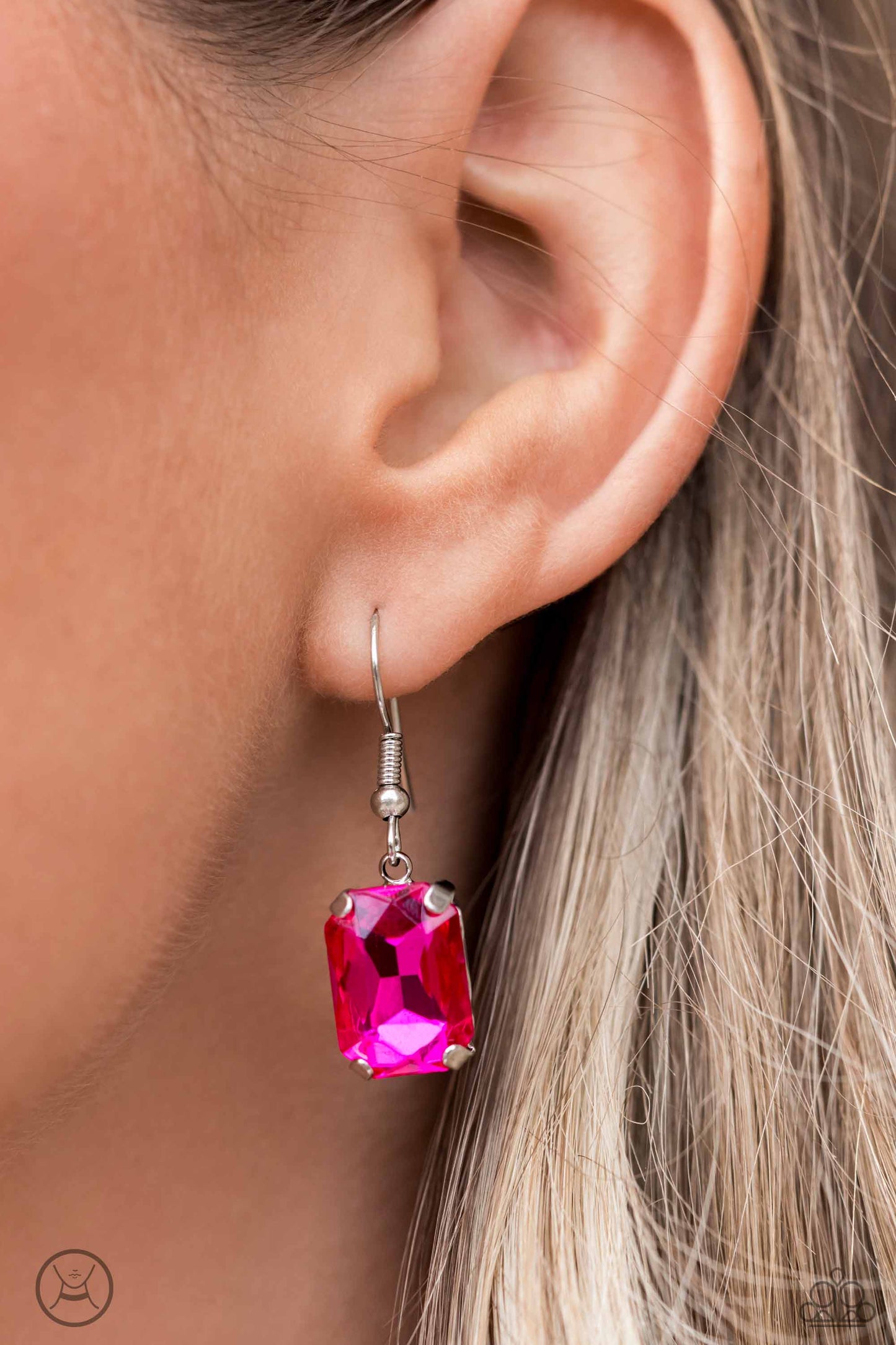 Ecstatic Emeralds - Multi Rhinestone Choker Necklace - EMP 2024 - Paparazzi Accessories