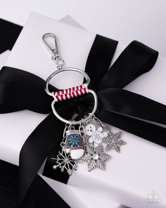 Snow Day BUNDLE - Multi - Christmas Paparazzi Bag Charm - November 2025 Week 4 Exclusive