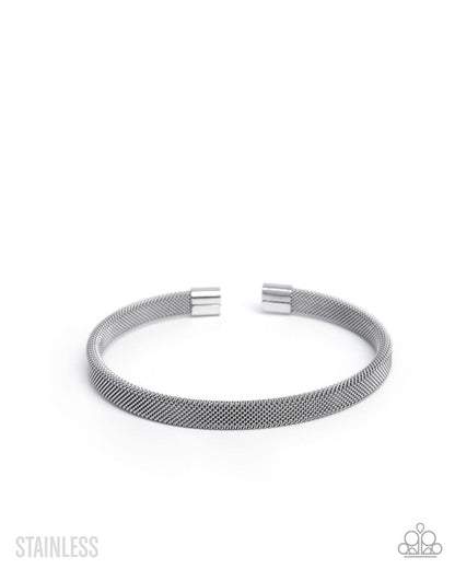 Stainless Surety - Silver - Stainless Steel - Summer Party Pack 2025 Exclusive - Paparazzi Accessories